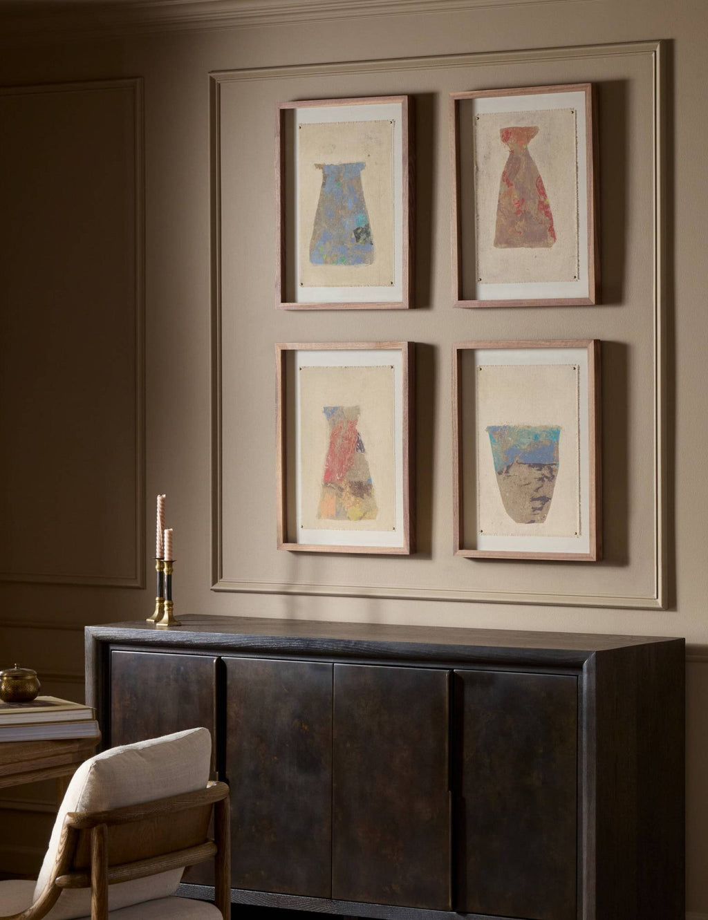 Lulu and Georgia - Canterbury Vessel Wall Art (Set of 4) by Paul Meyer