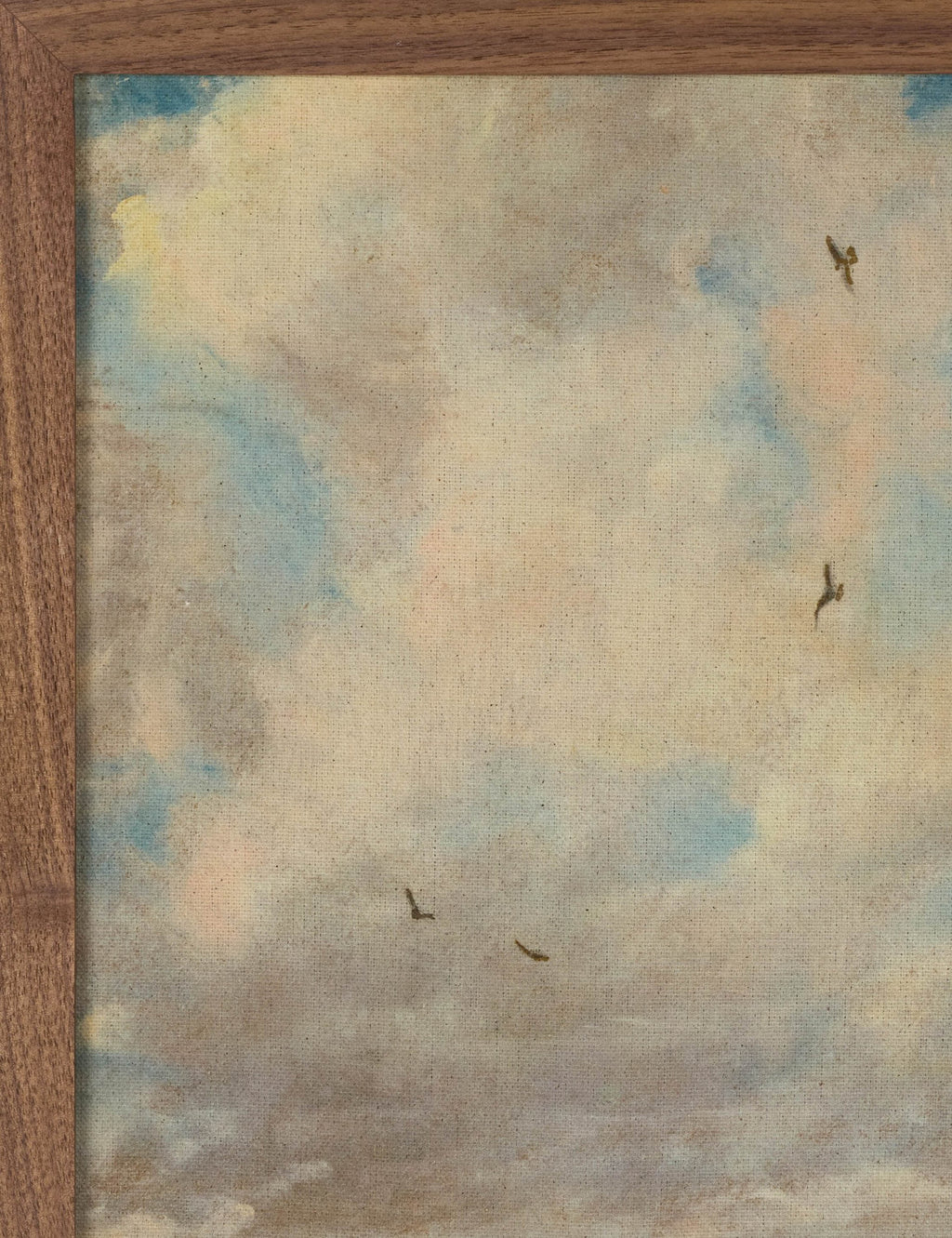 Lulu and Georgia - Cloud Study With Birds Wall Art by John Constable
