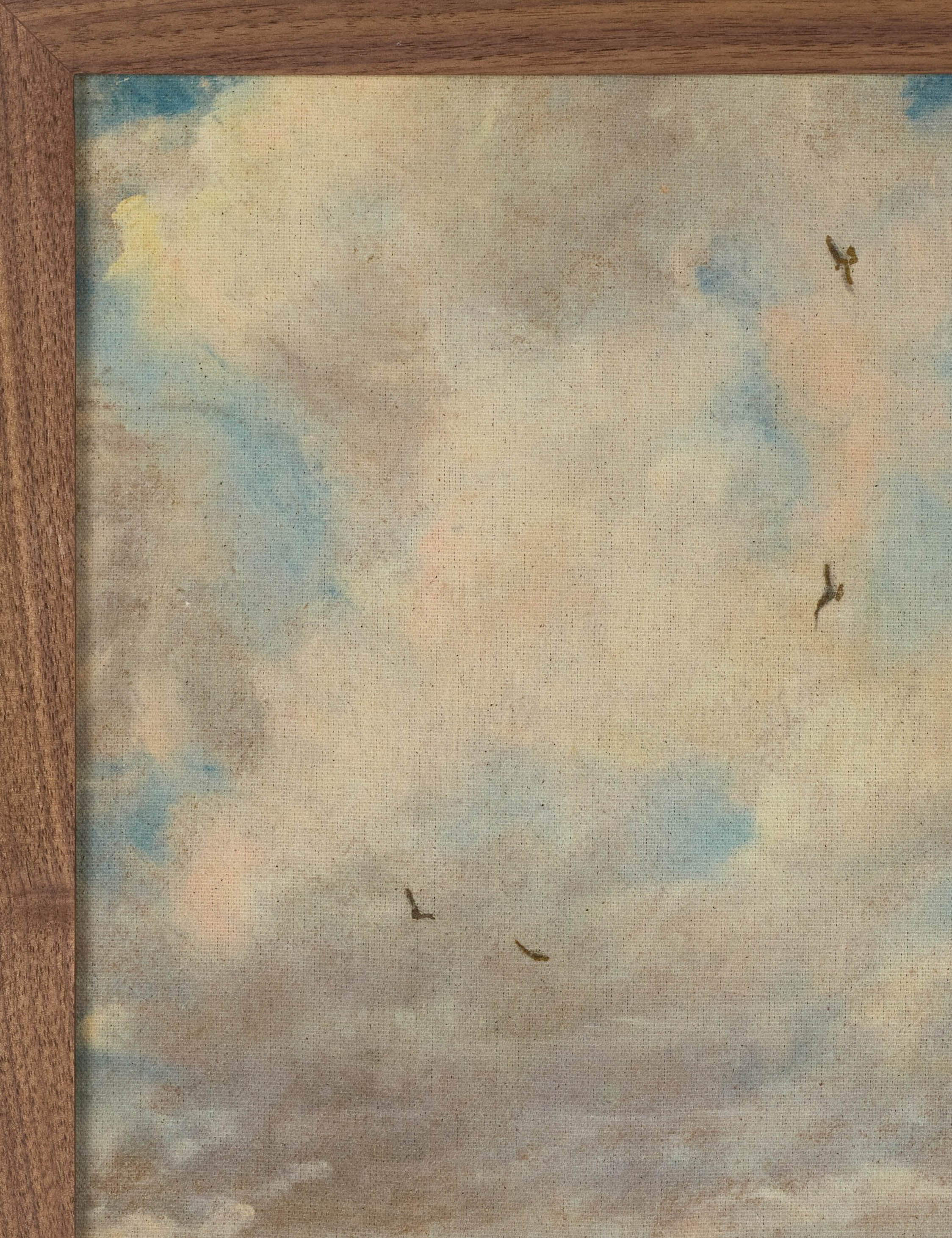 Lulu and Georgia - Cloud Study With Birds Wall Art by John Constable
