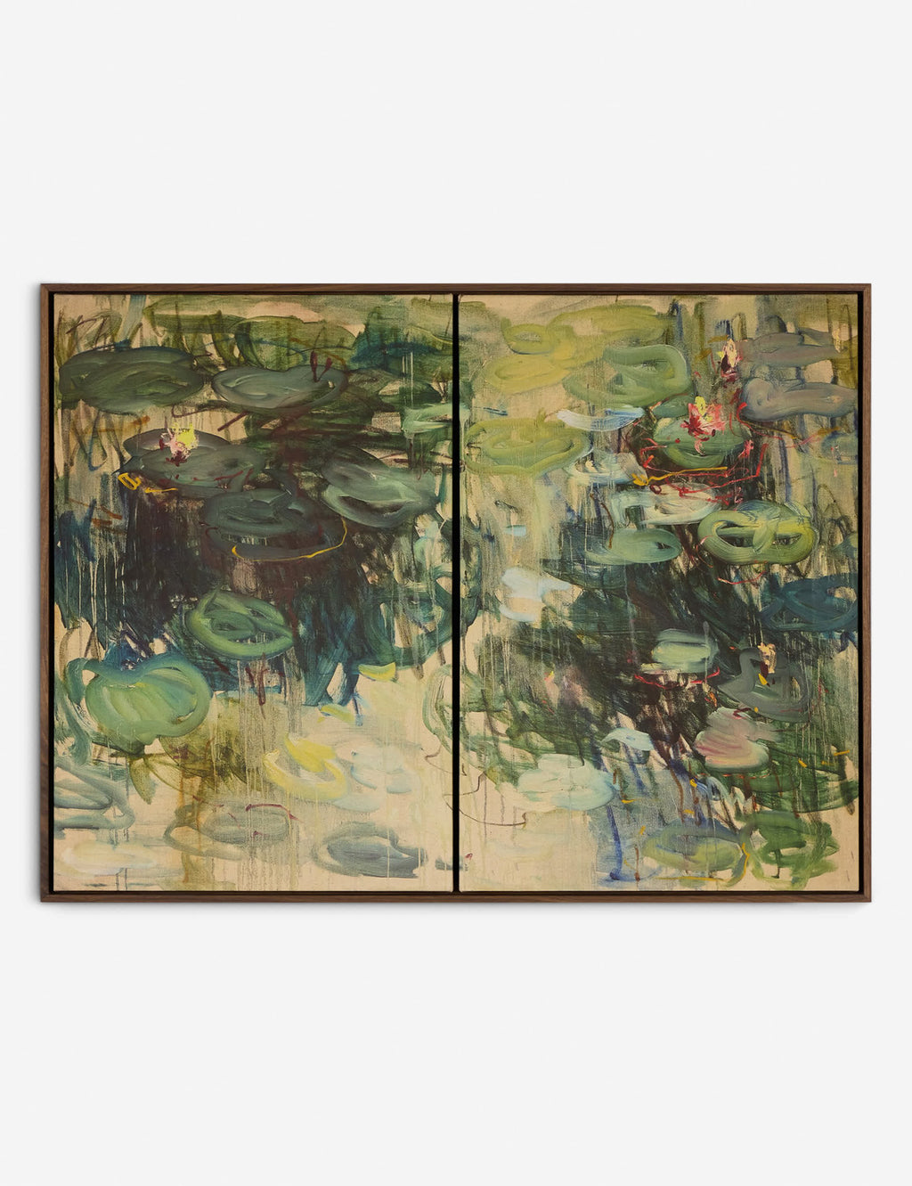 Lulu and Georgia - Lily Pond Wall Art by Lilia Orlova - Holmes
