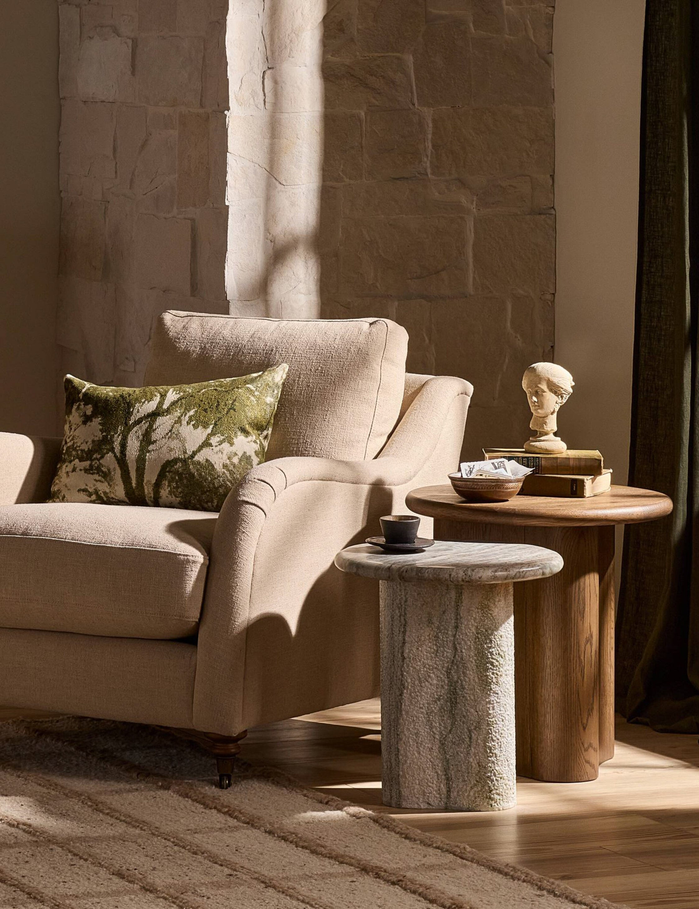 Lulu and Georgia - Waylie Nesting Round Side Tables (Set of 2) by Amber Lewis x Four Hands