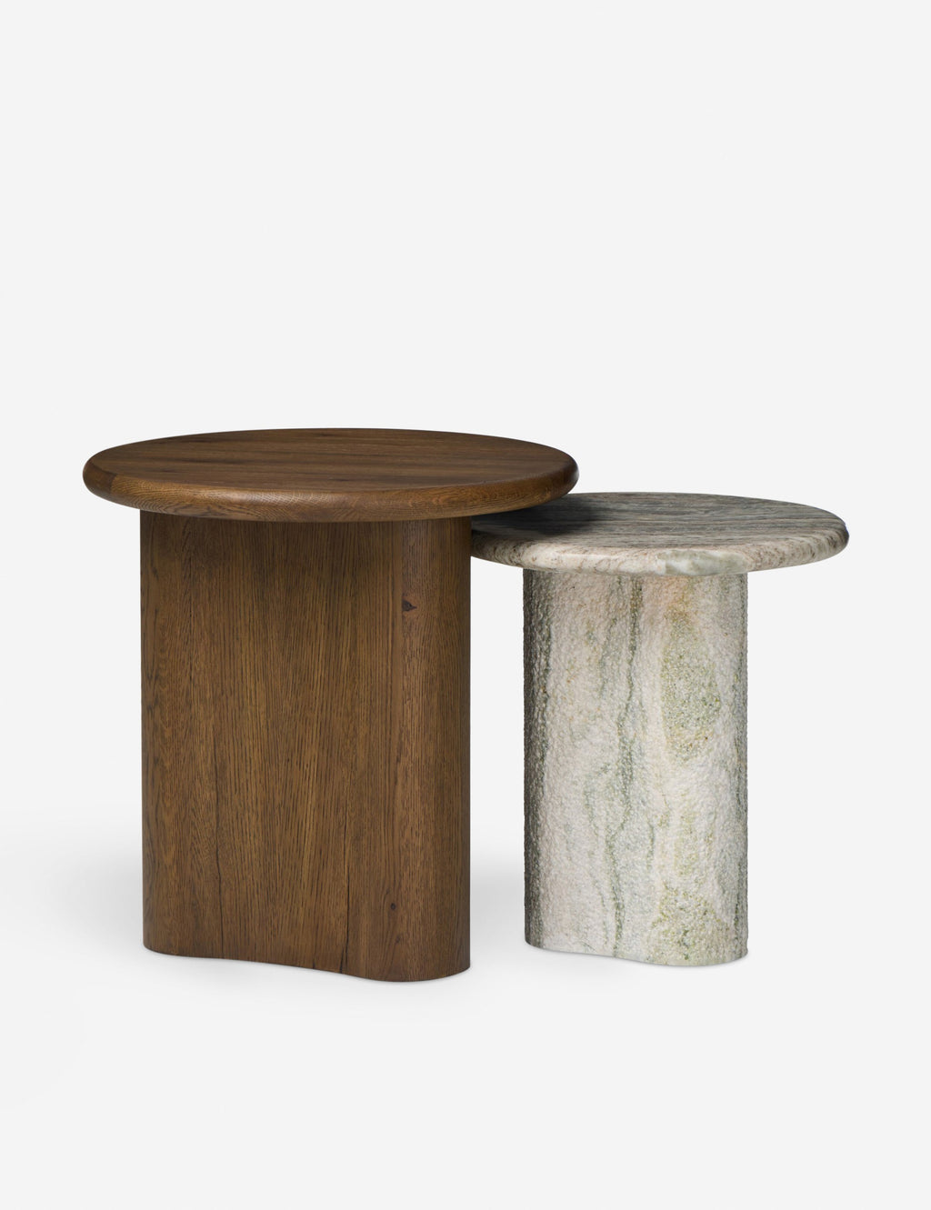 Lulu and Georgia - Waylie Nesting Round Side Tables (Set of 2) by Amber Lewis x Four Hands