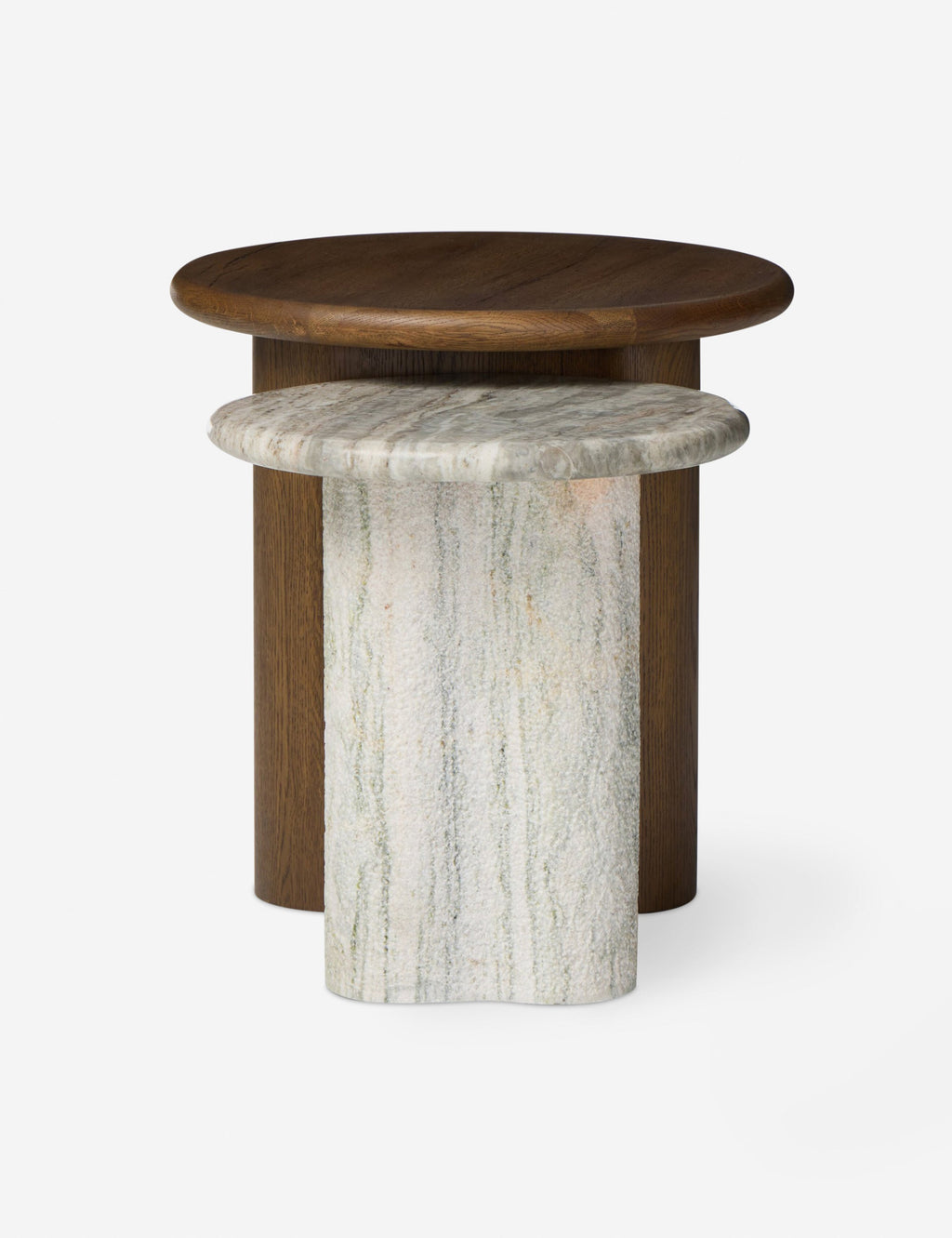 Lulu and Georgia - Waylie Nesting Round Side Tables (Set of 2) by Amber Lewis x Four Hands
