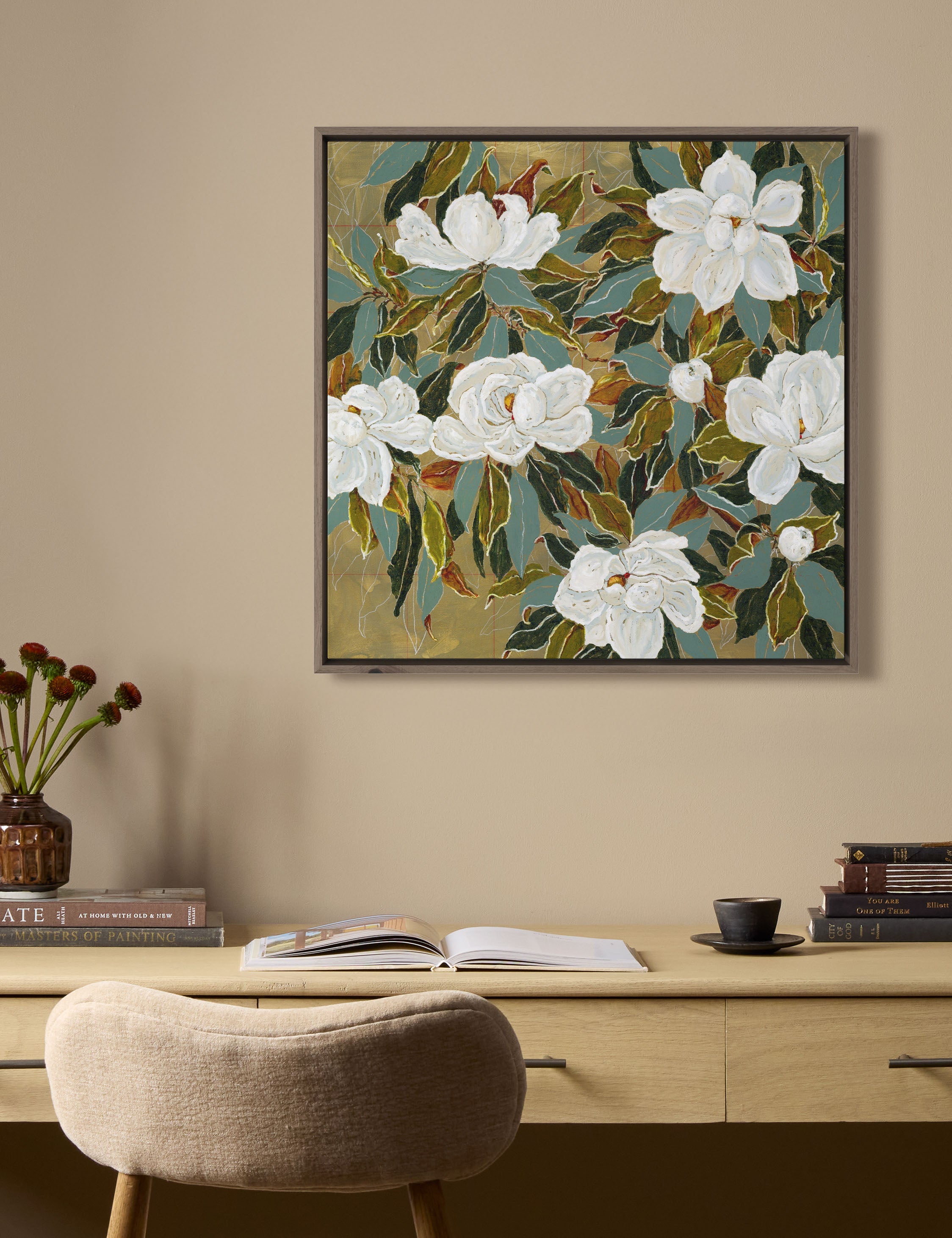 Lulu and Georgia - Magnolia V Wall Art by Laurel - Dawn Latshaw