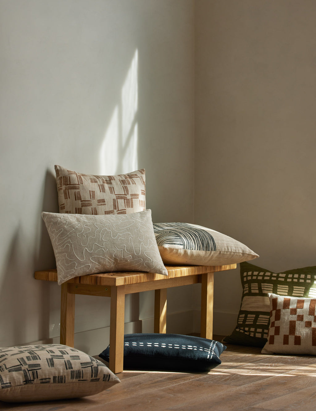 Lulu and Georgia - Topos Embroidered Pillow by Élan Byrd