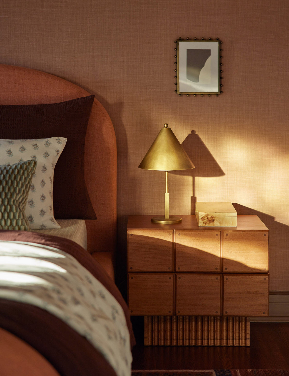 Lulu and Georgia - Open Box: Lee Nightstand, Russet by Sarah Sherman Samuel