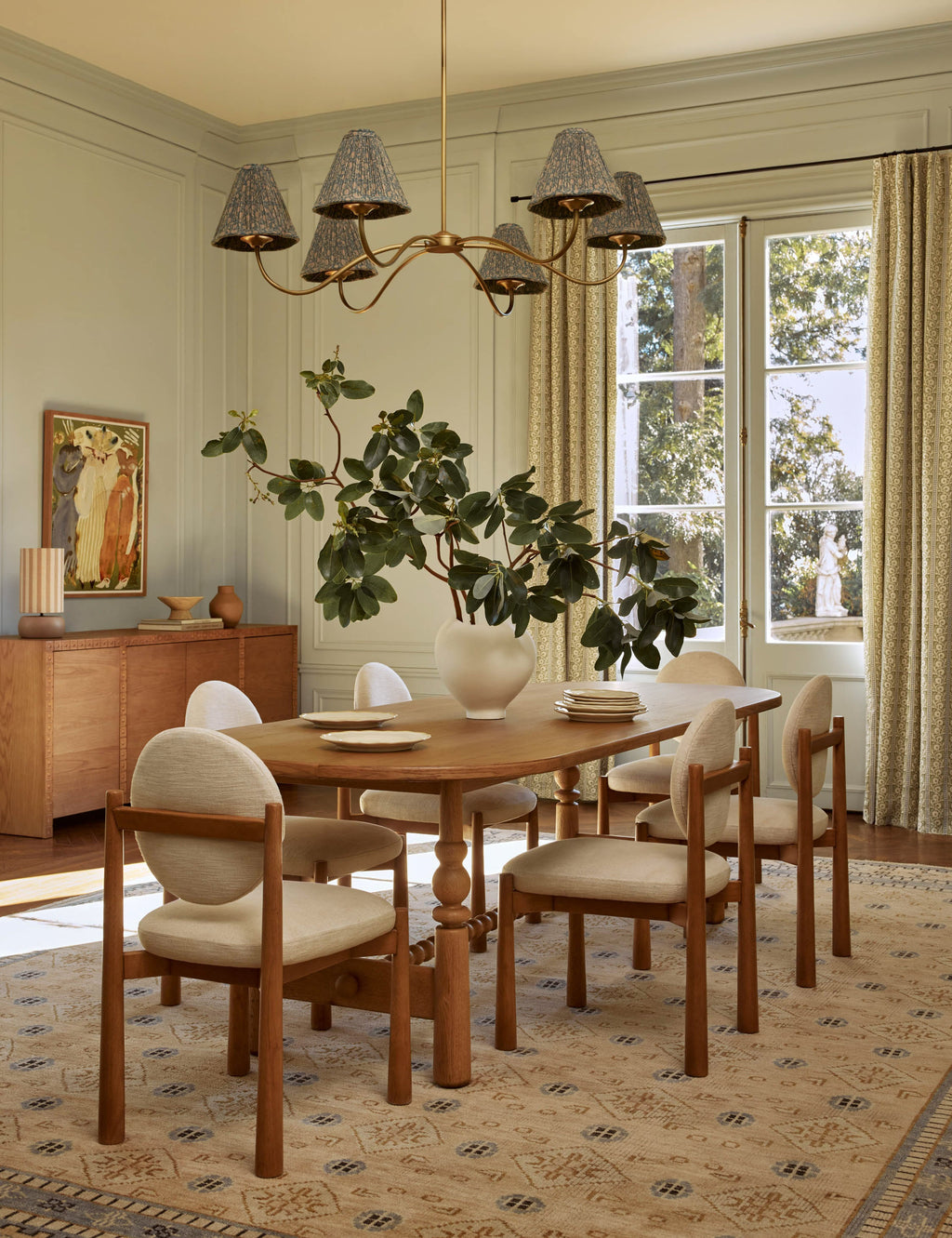 Lulu and Georgia - Open Box: Truett Dining Chair, Ivory Basketweave