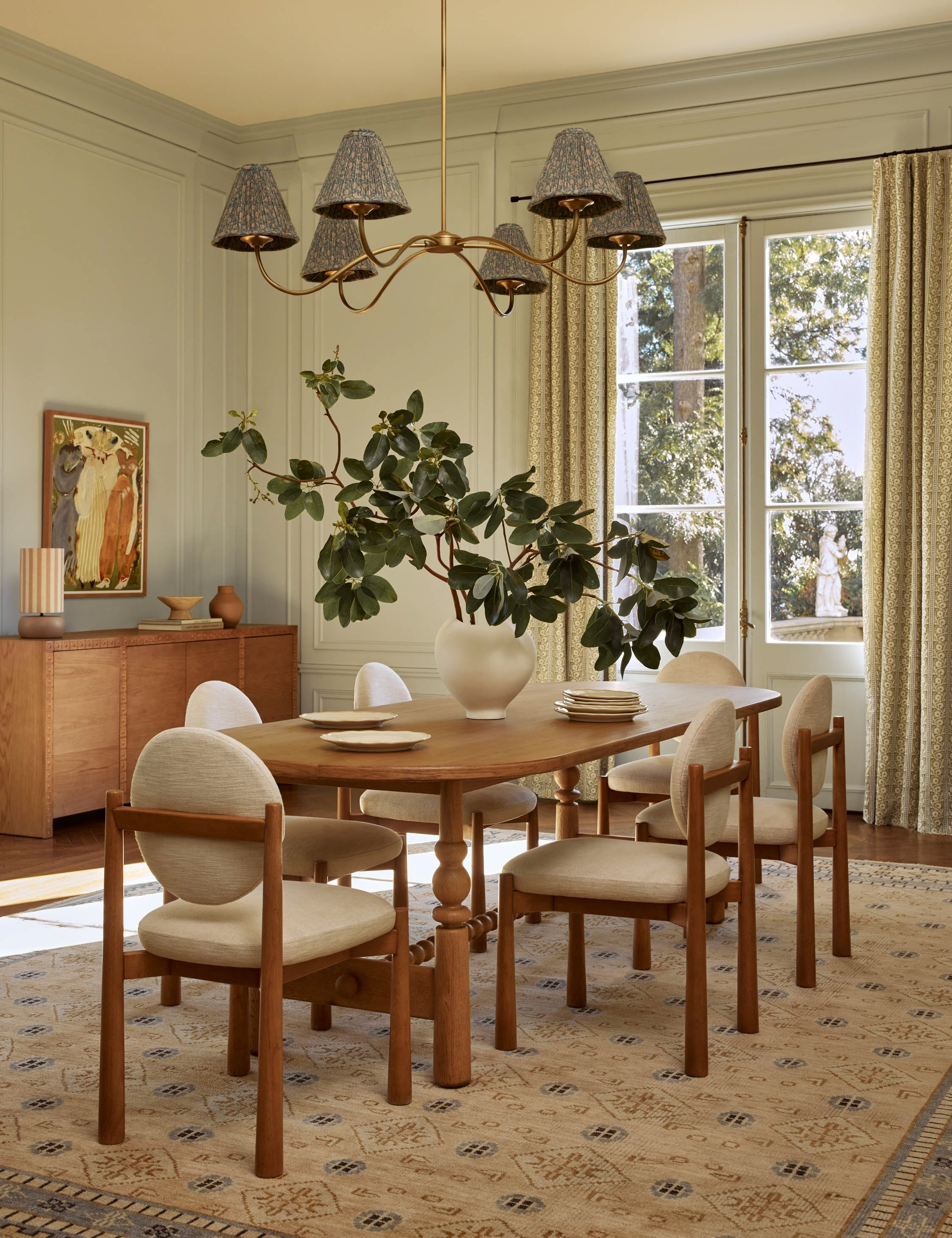 Lulu and Georgia - Open Box: Truett Dining Chair, Ivory Basketweave