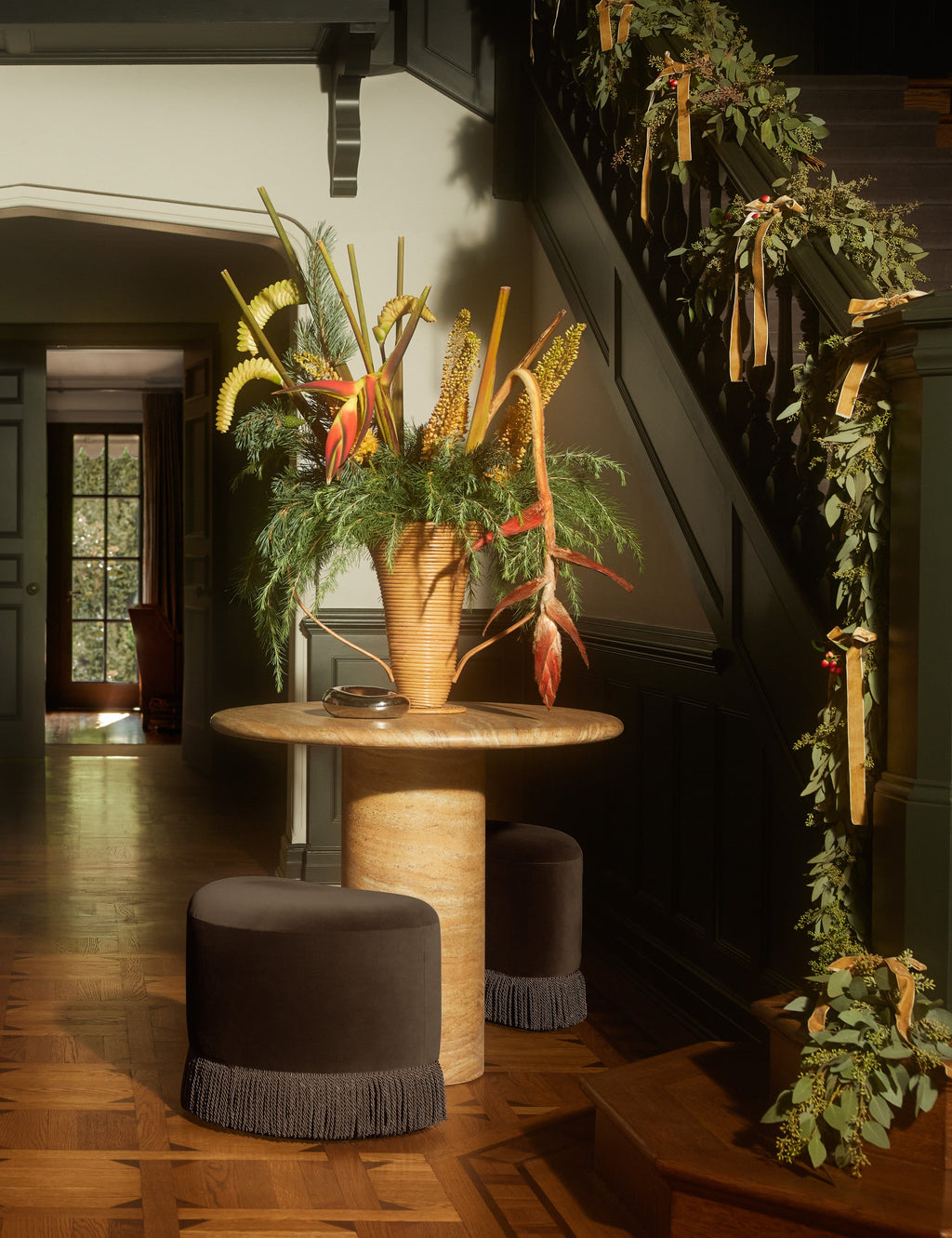 Lulu and Georgia - Amphora Decorative Rattan Vase by Ferm Living