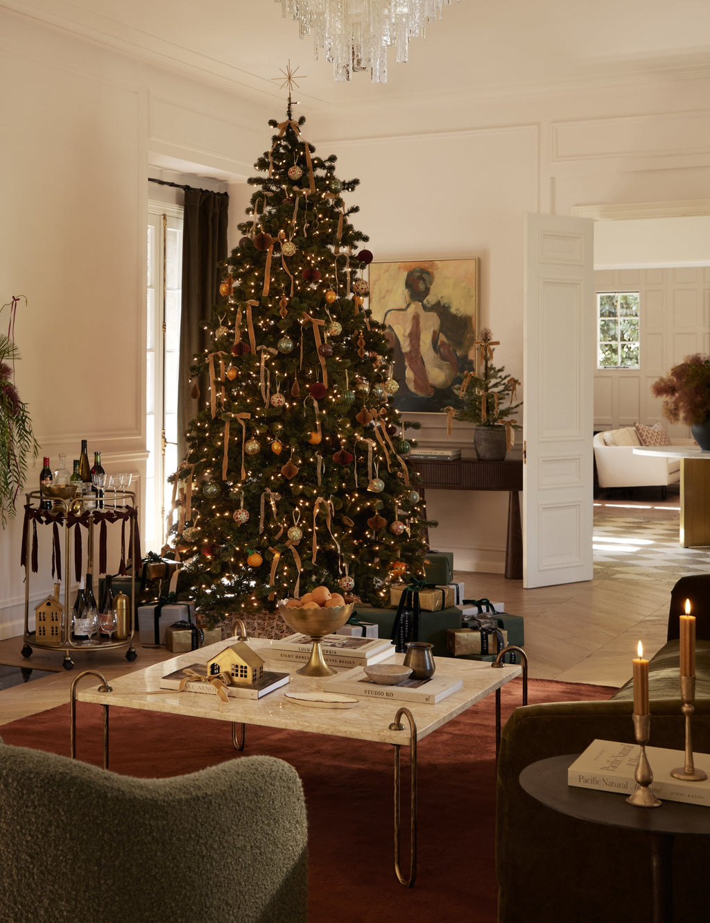 Lulu and Georgia - Brass Star Tree Topper by Ferm Living