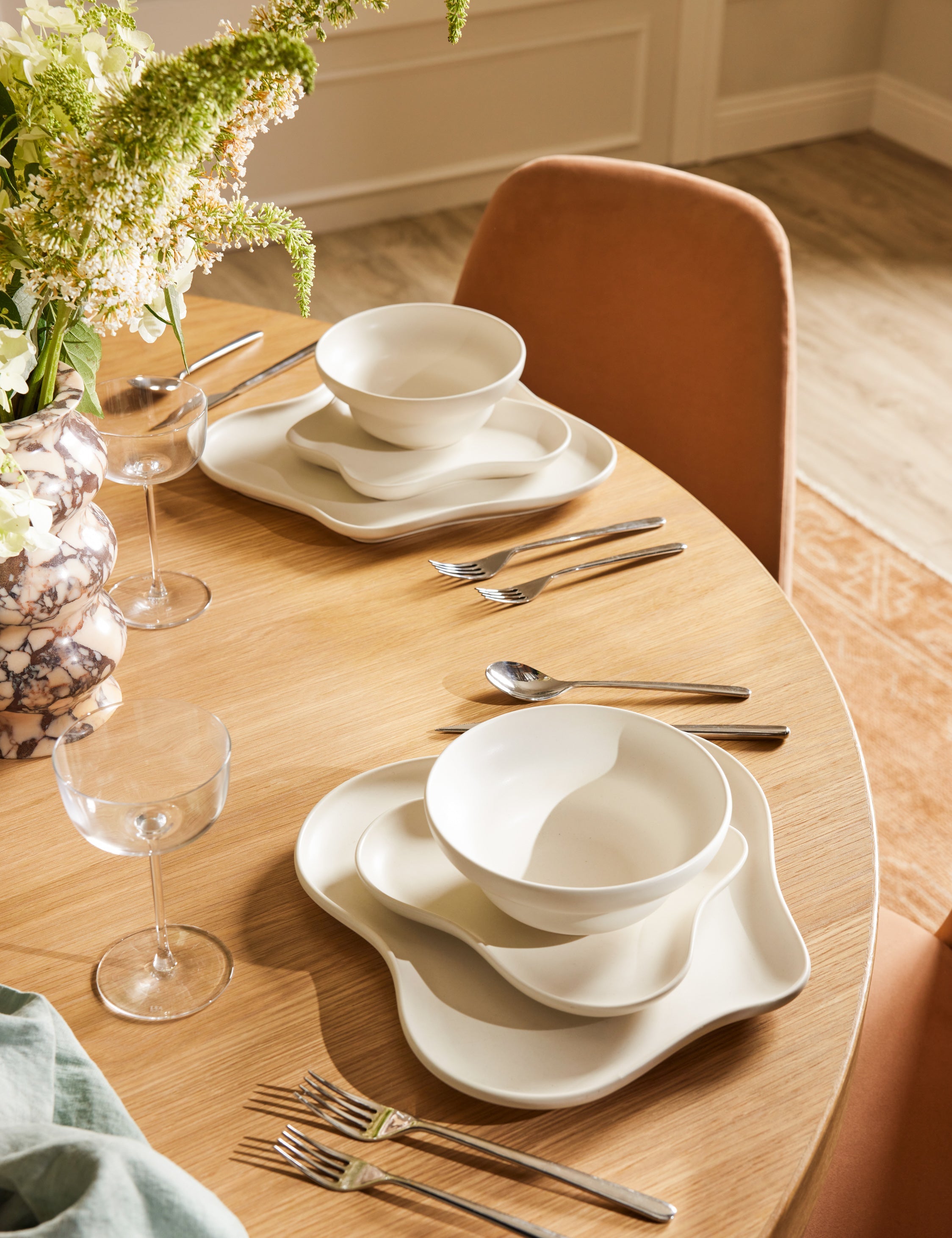 Lulu and Georgia - Linea Flatware 5 - Piece Set by Mepra