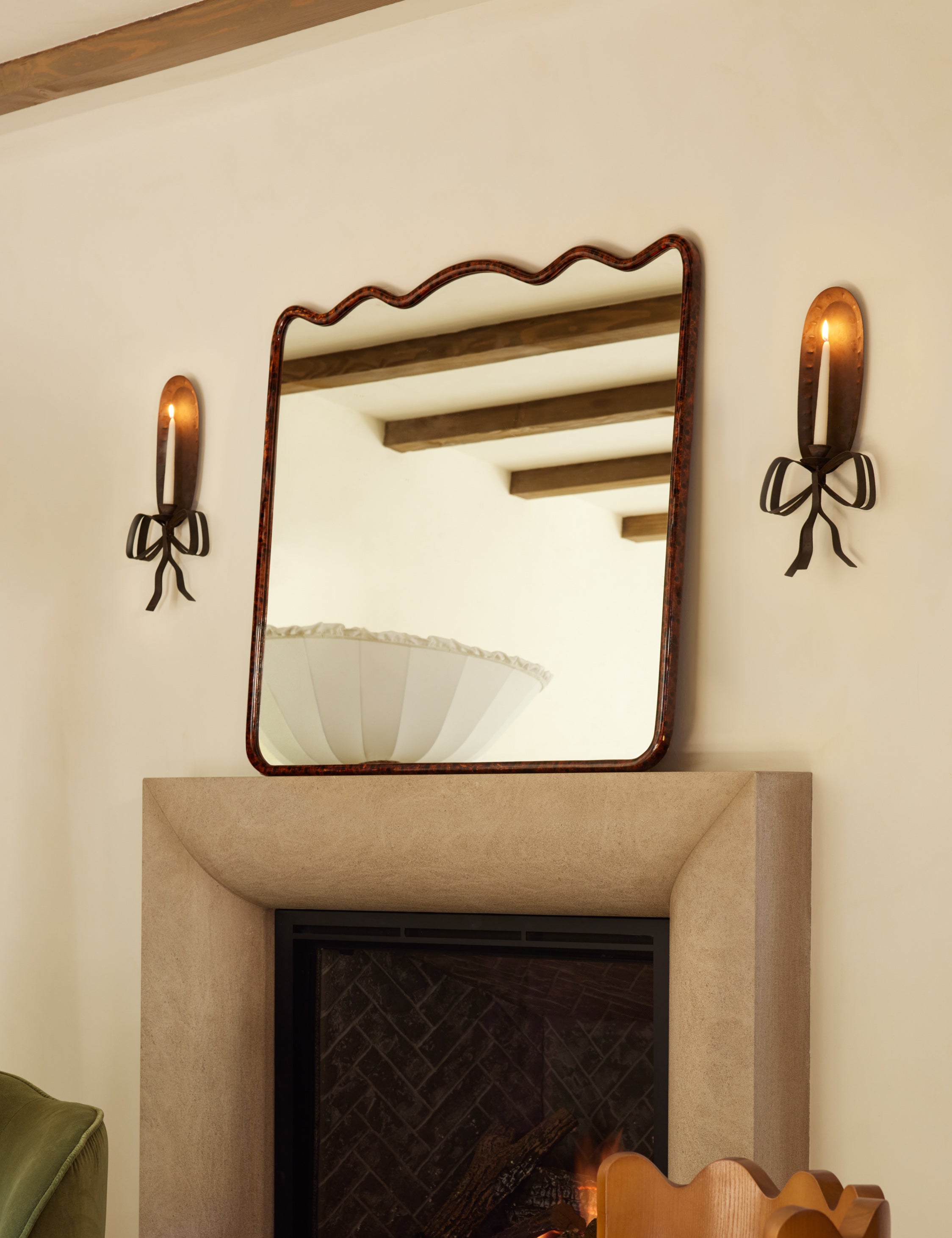 Lulu and Georgia - Rook Mantel Mirror by Sarah Sherman Samuel