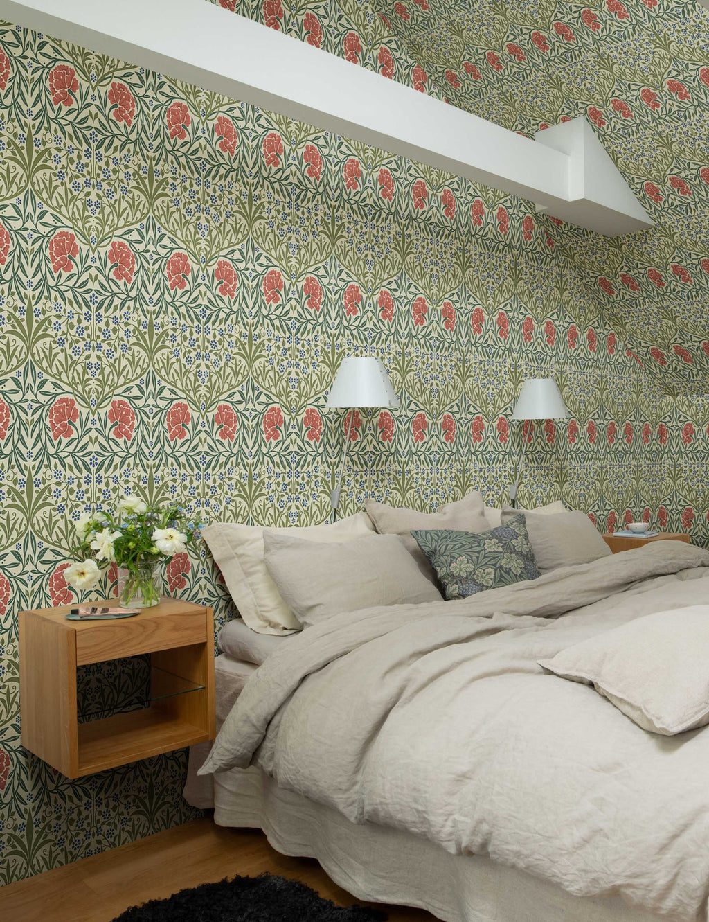 Lulu and Georgia - Oxford Union Wallpaper by Morris & Co.