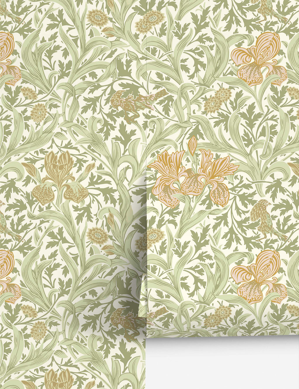 Lulu and Georgia - Iris Wallpaper by Morris & Co.