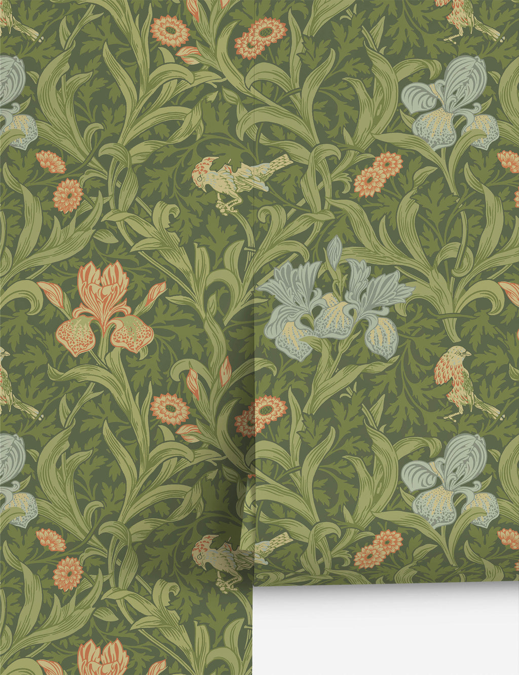 Lulu and Georgia - Iris Wallpaper by Morris & Co.