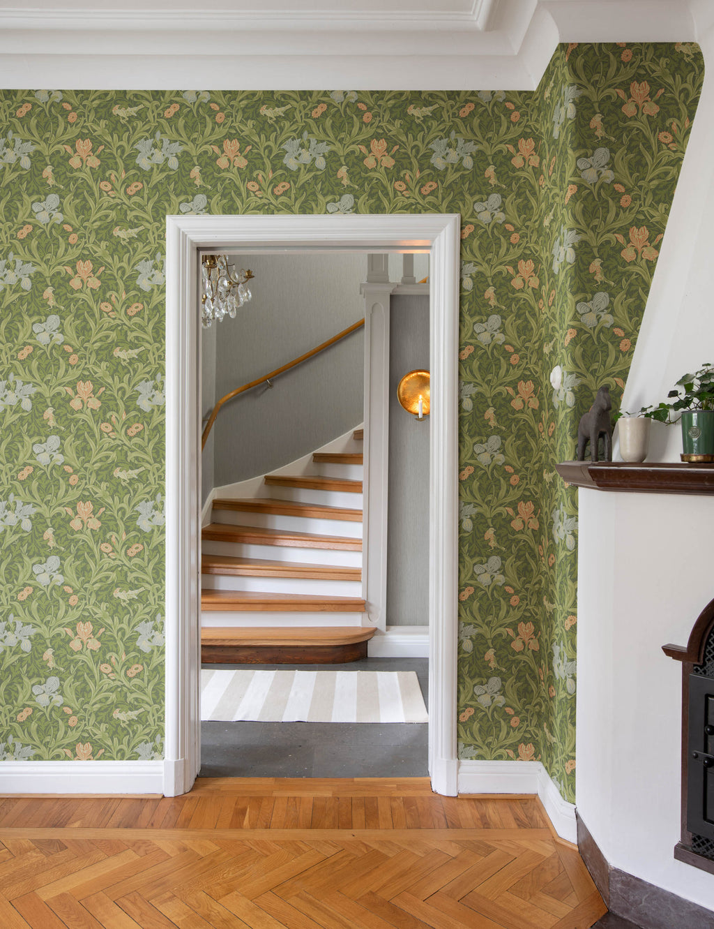 Lulu and Georgia - Iris Wallpaper by Morris & Co.