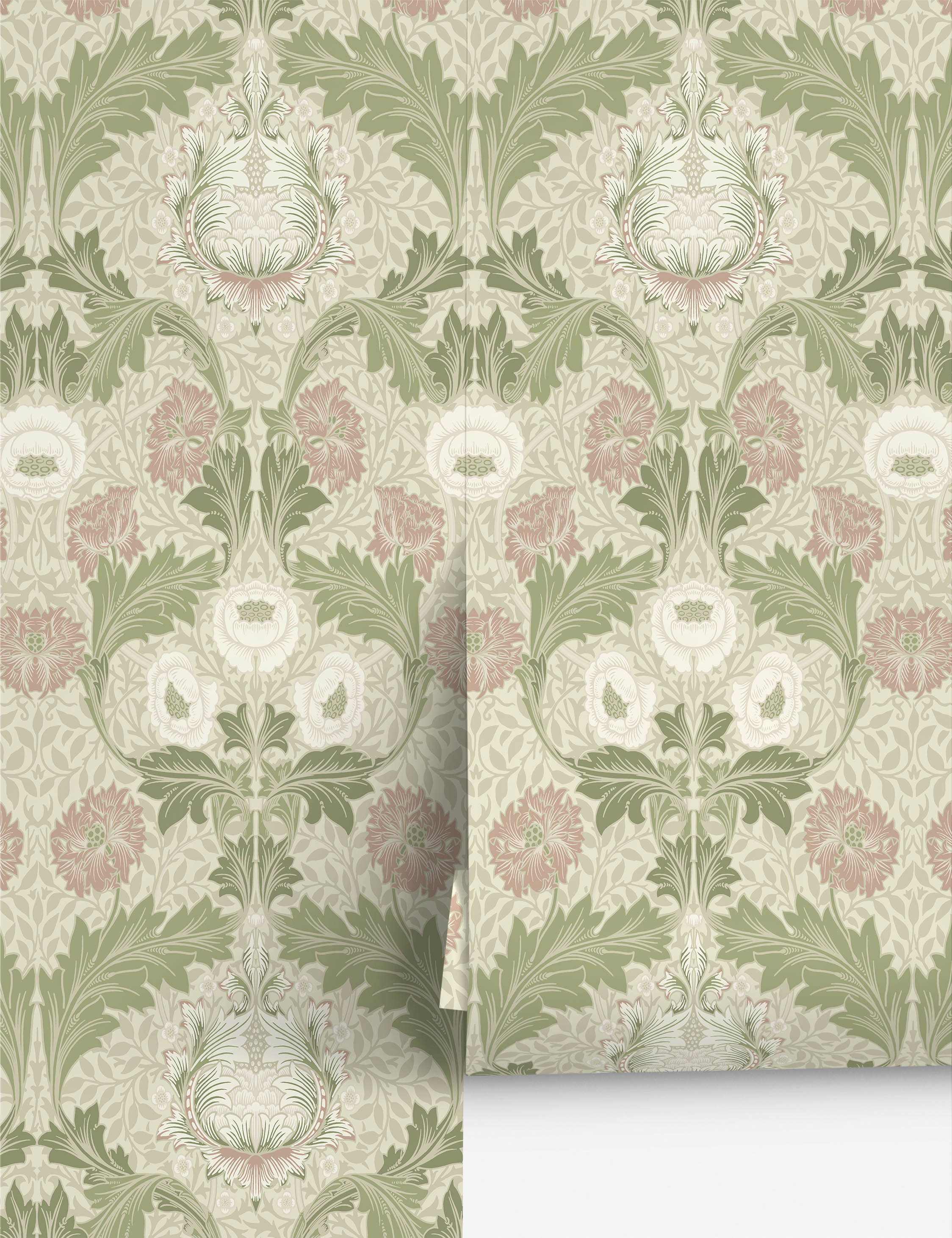 Lulu and Georgia - Myrtle Wallpaper by Morris & Co.