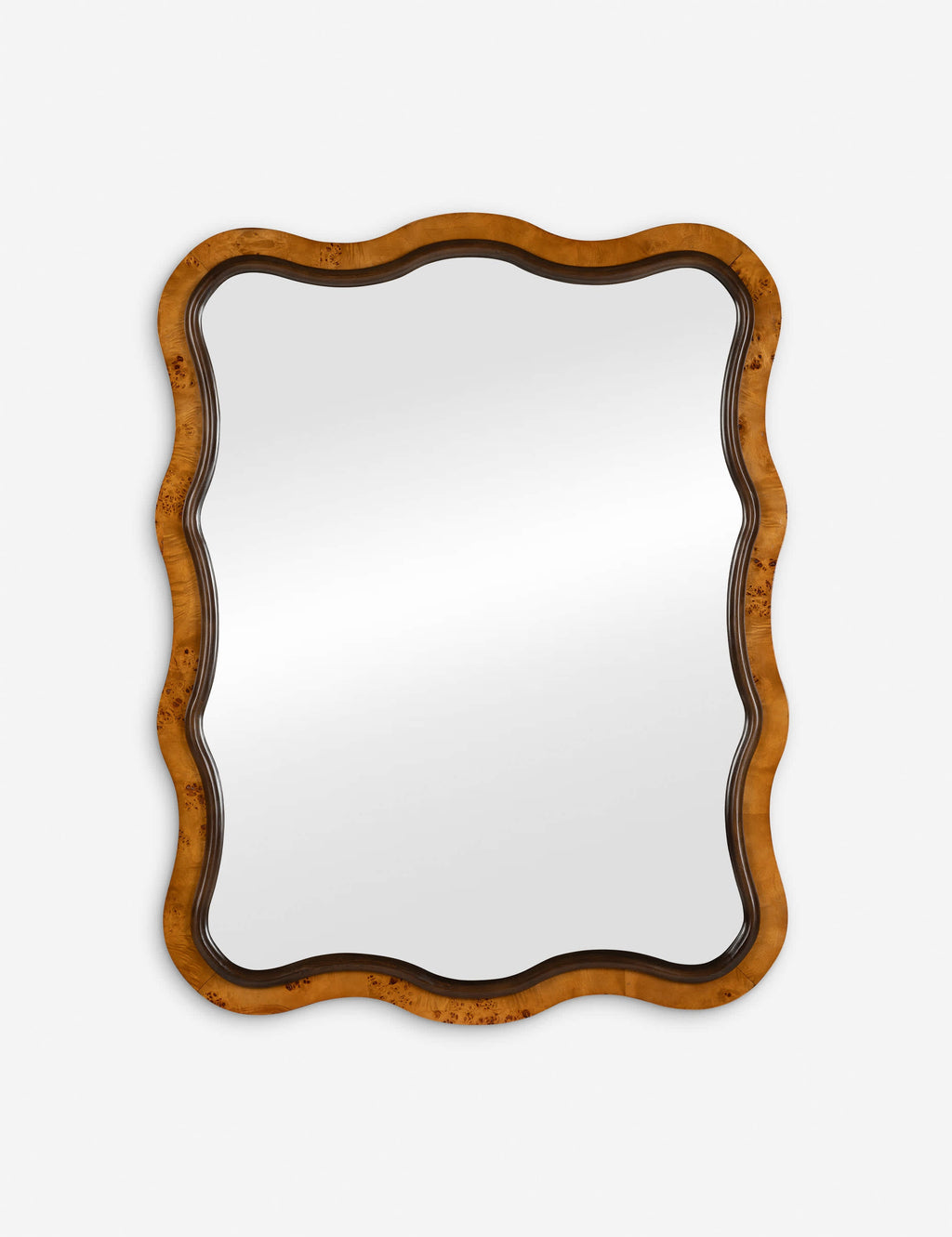 Lulu and Georgia - Carlota Burl Wood Mirror