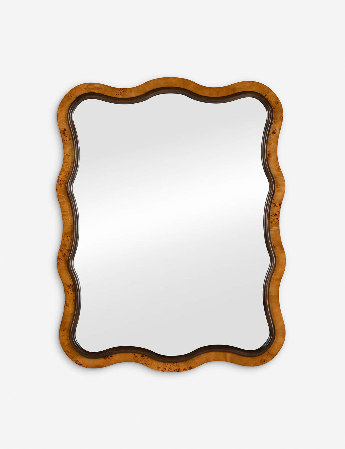 Lulu and Georgia - Carlota Burl Wood Mirror