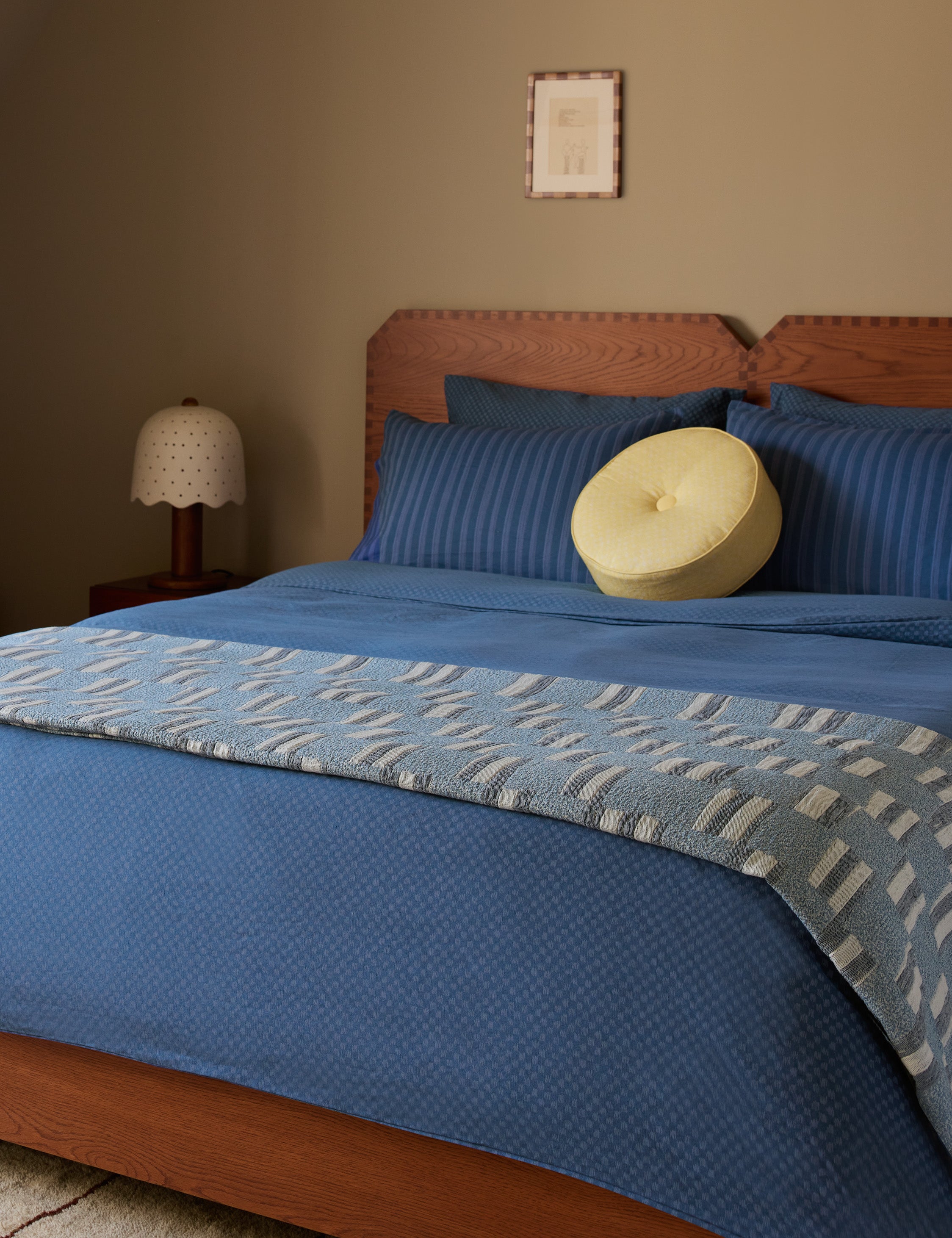 Lulu and Georgia - Kuvio Linen Cotton Sheet Set by Sarah Sherman Samuel