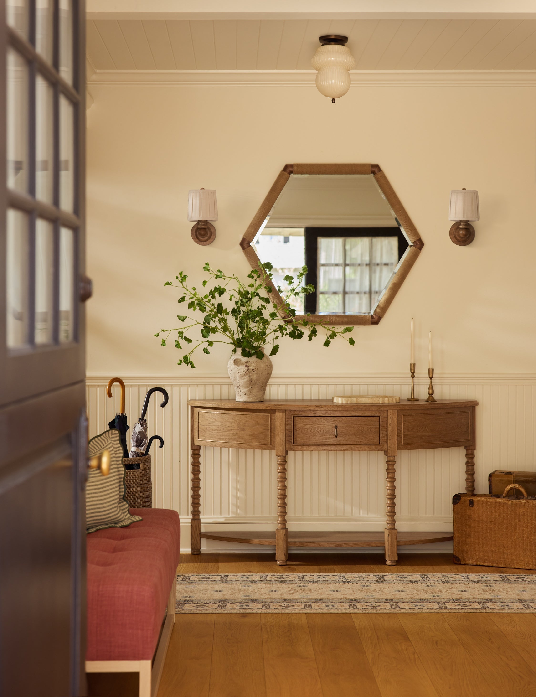 Lulu and Georgia - Ribchester Flush Mount Light by Ginny Macdonald