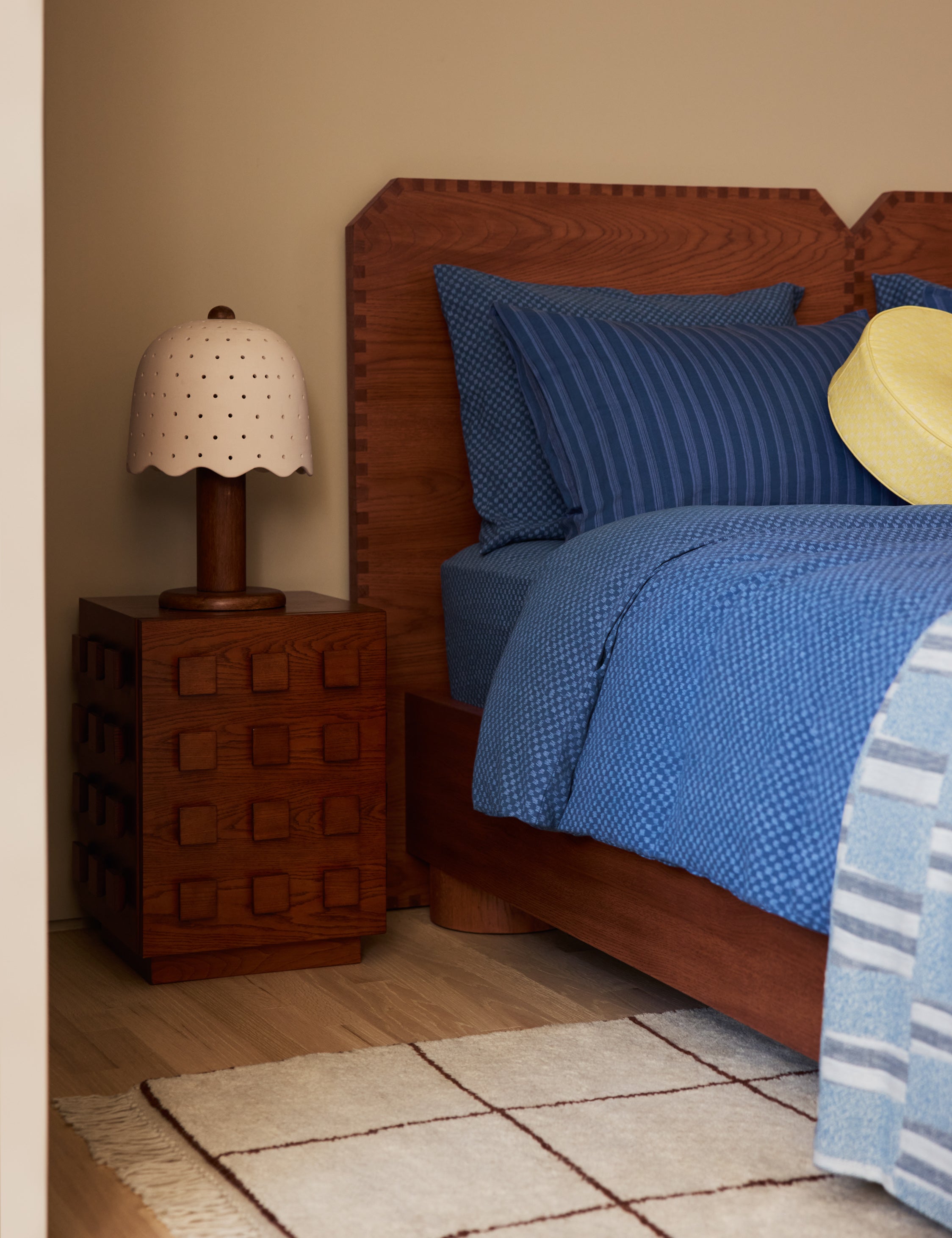 Lulu and Georgia - Kuvio Linen Cotton Duvet Cover by Sarah Sherman Samuel