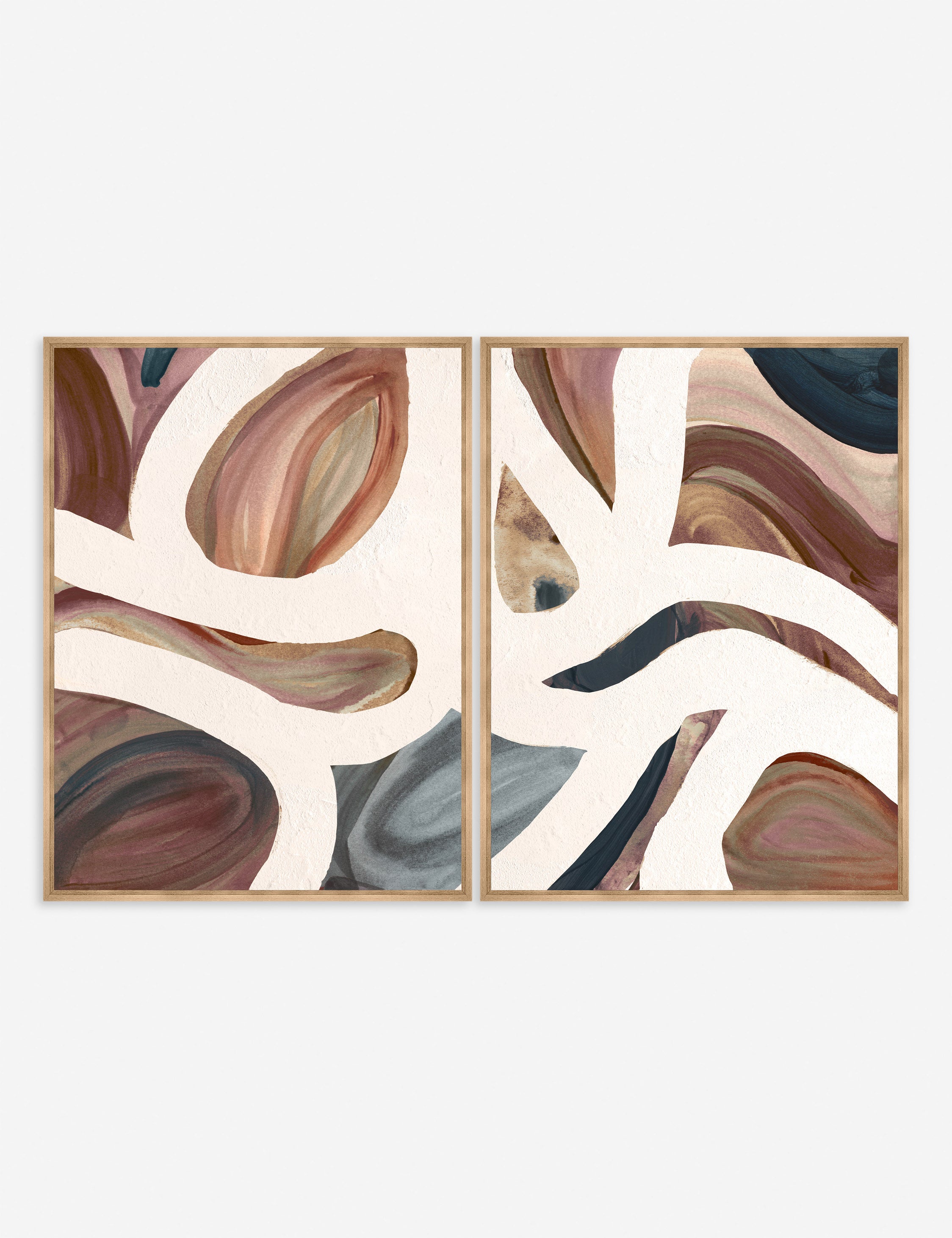 Lulu and Georgia - Moon in Gemini Diptych Wall Art by Danielle Davis