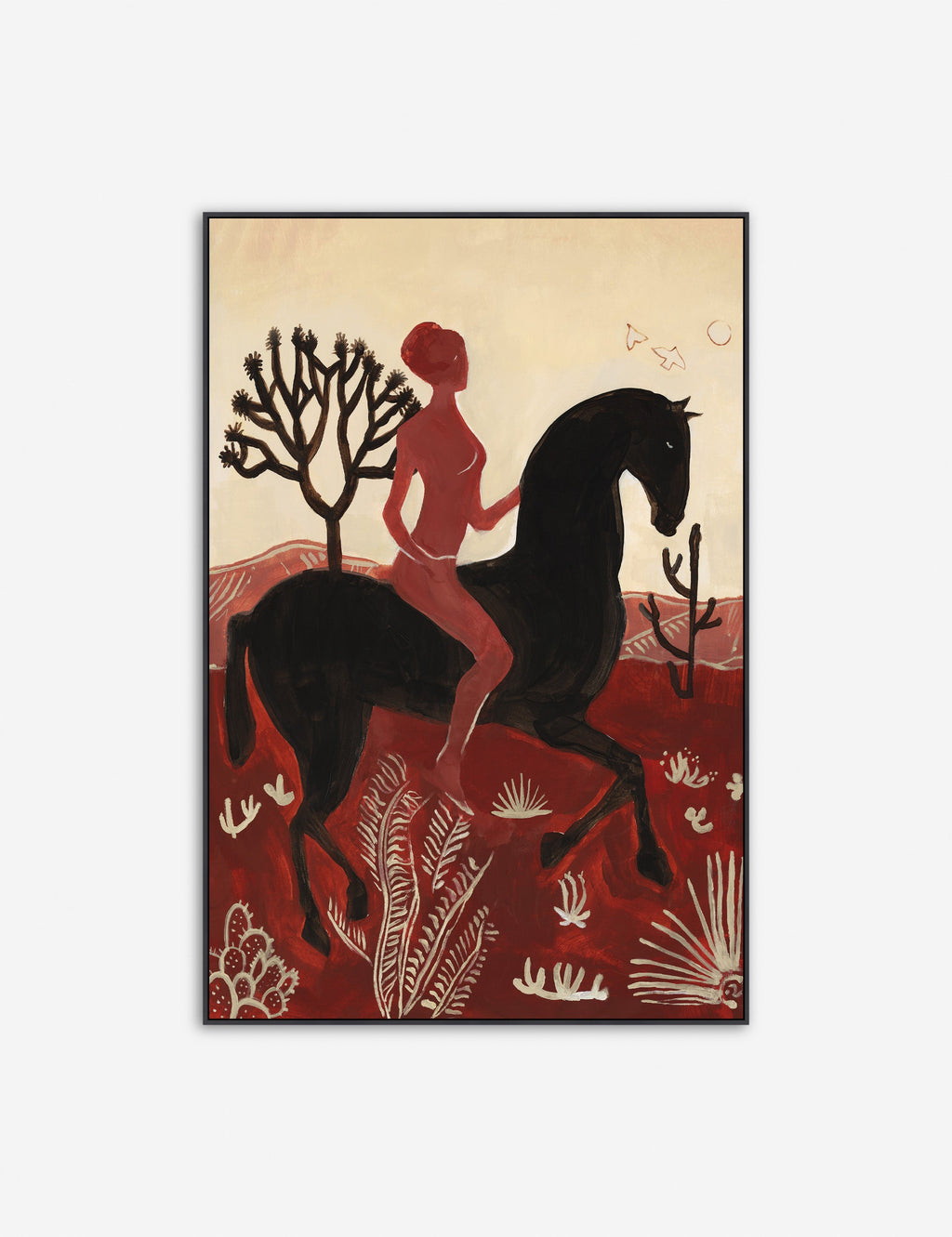 Lulu and Georgia - Crimson Rider Wall Art