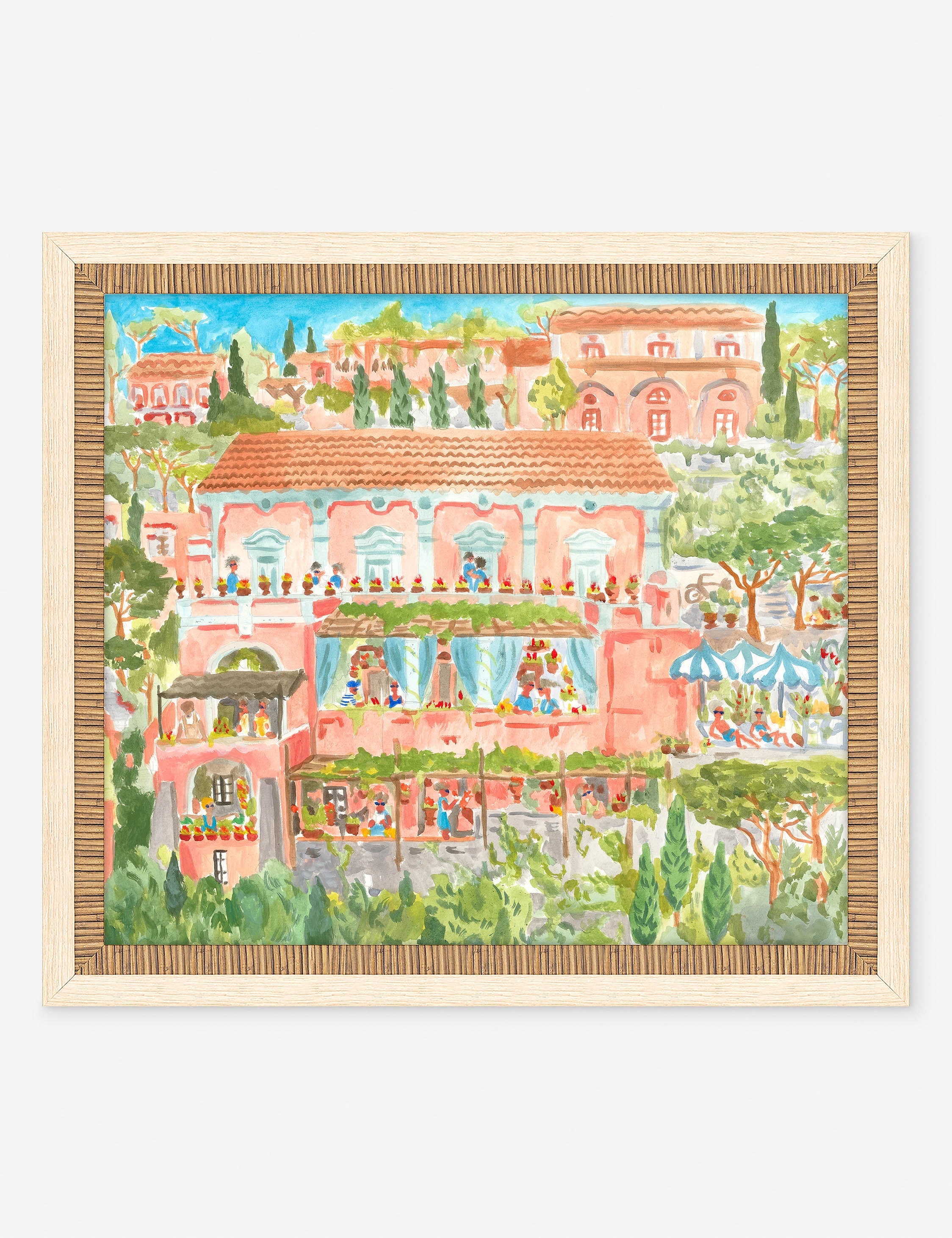 Lulu and Georgia - Sublime Villas Wall Art by Eli Franz