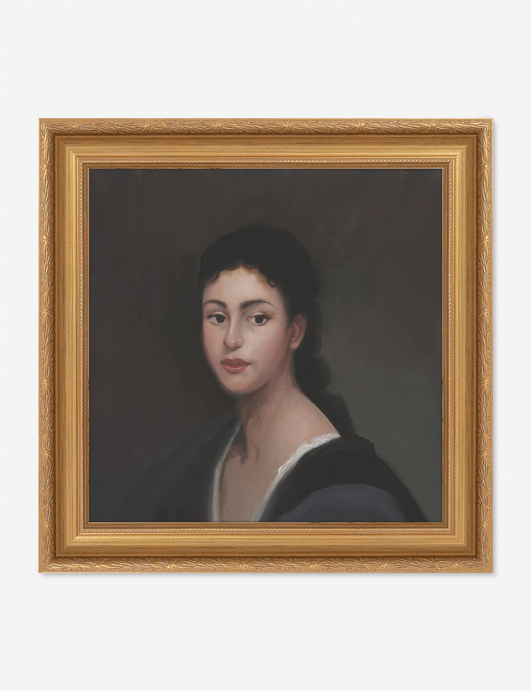 Lulu and Georgia - Portrait of A Woman Wall Art by Ryan Brown