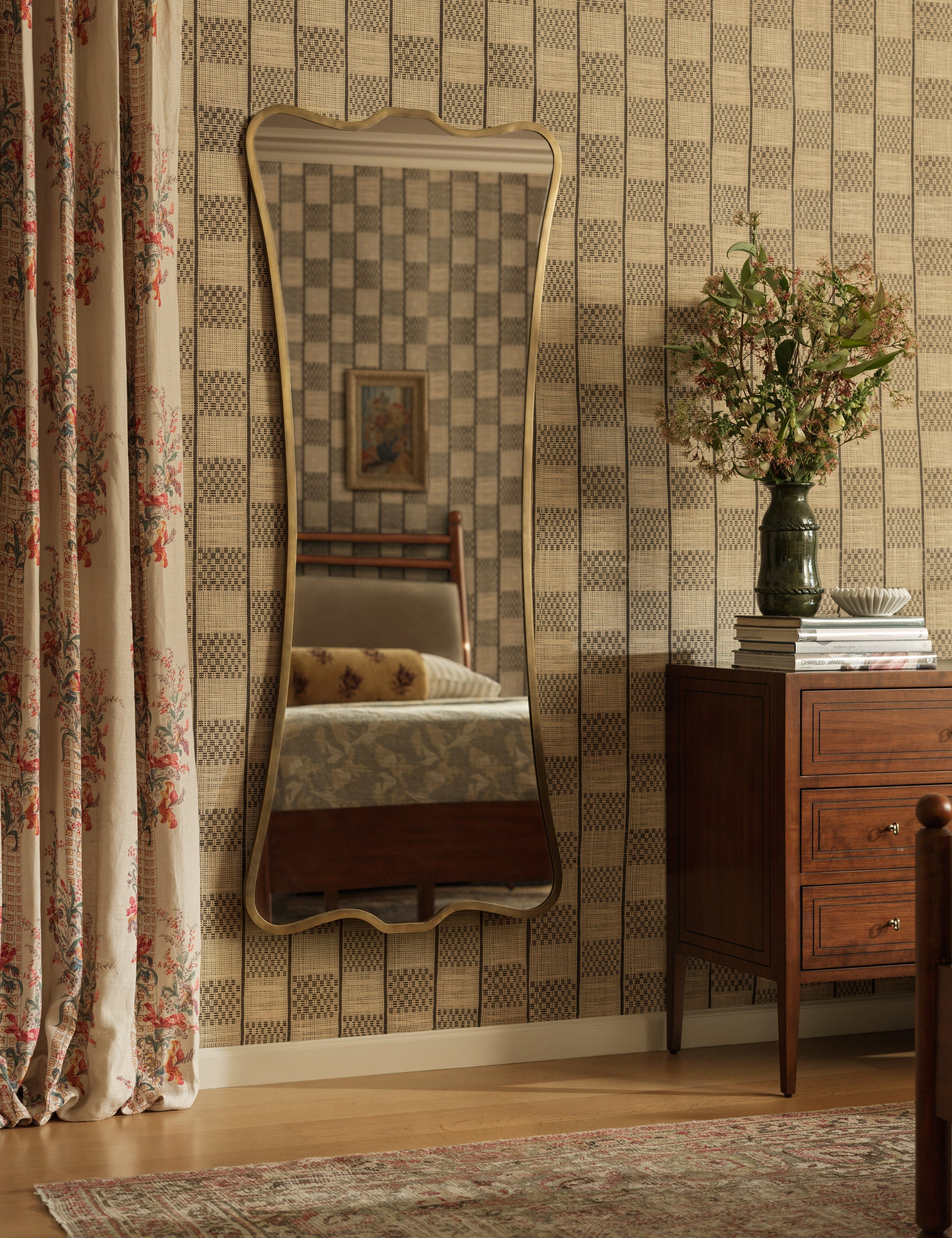 Lulu and Georgia - Campden Pleated Linen Curtain Panel by Heidi Caillier