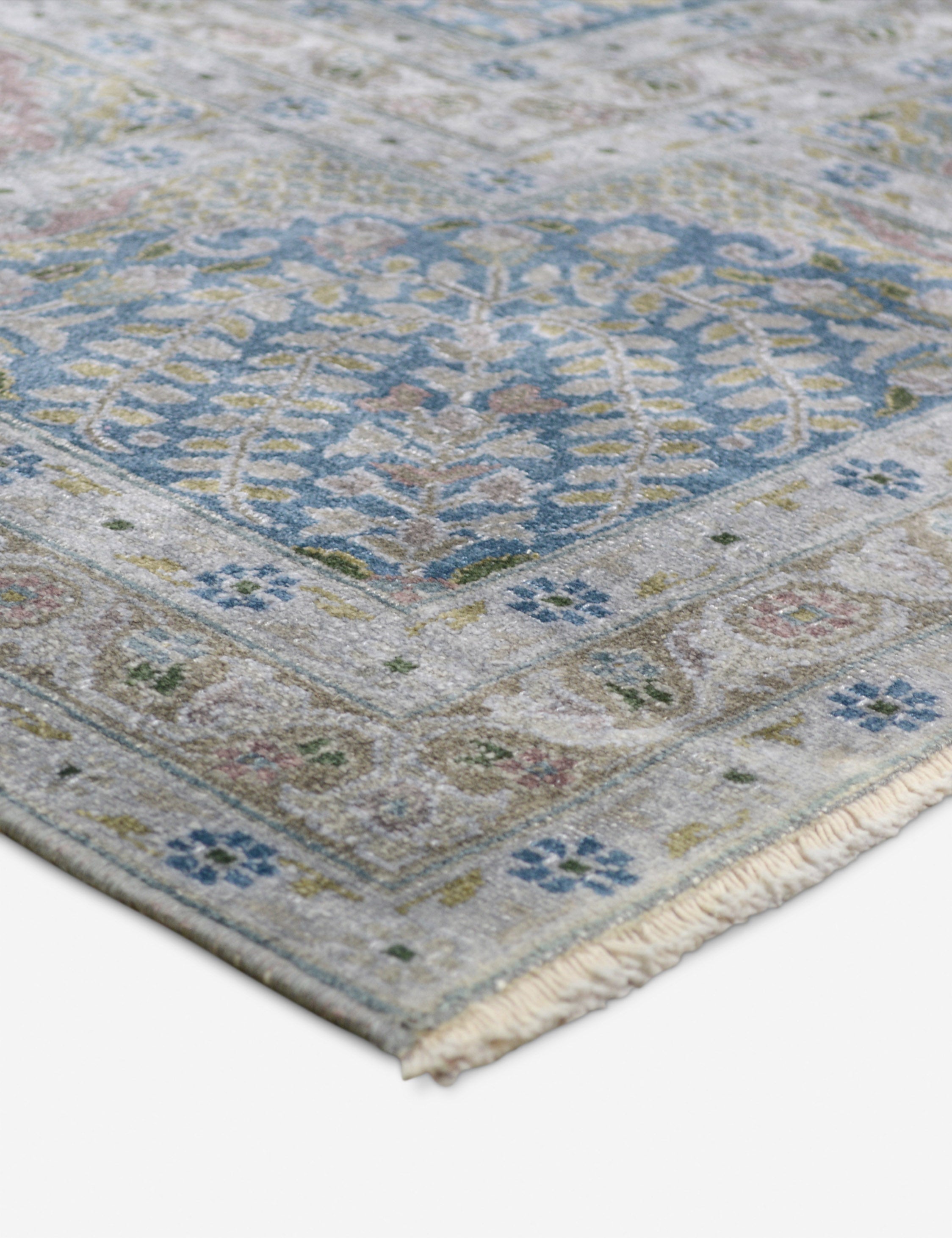 Lulu and Georgia - Vintage Turkish Hand - Knotted Wool Rug No. 411, 7'10" x 11'