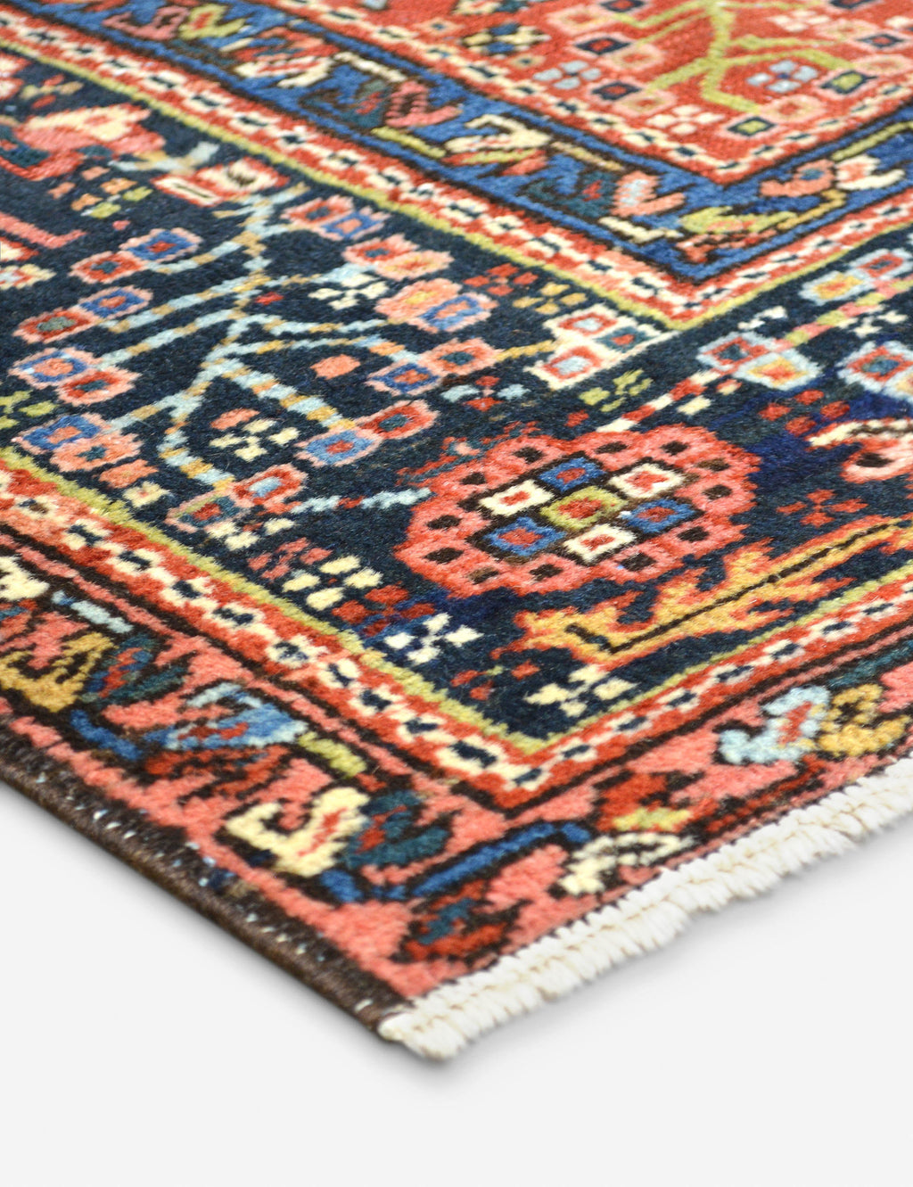 Lulu and Georgia - Vintage Turkish Hand - Knotted Wool Rug No. 412, 4'8" x 6'