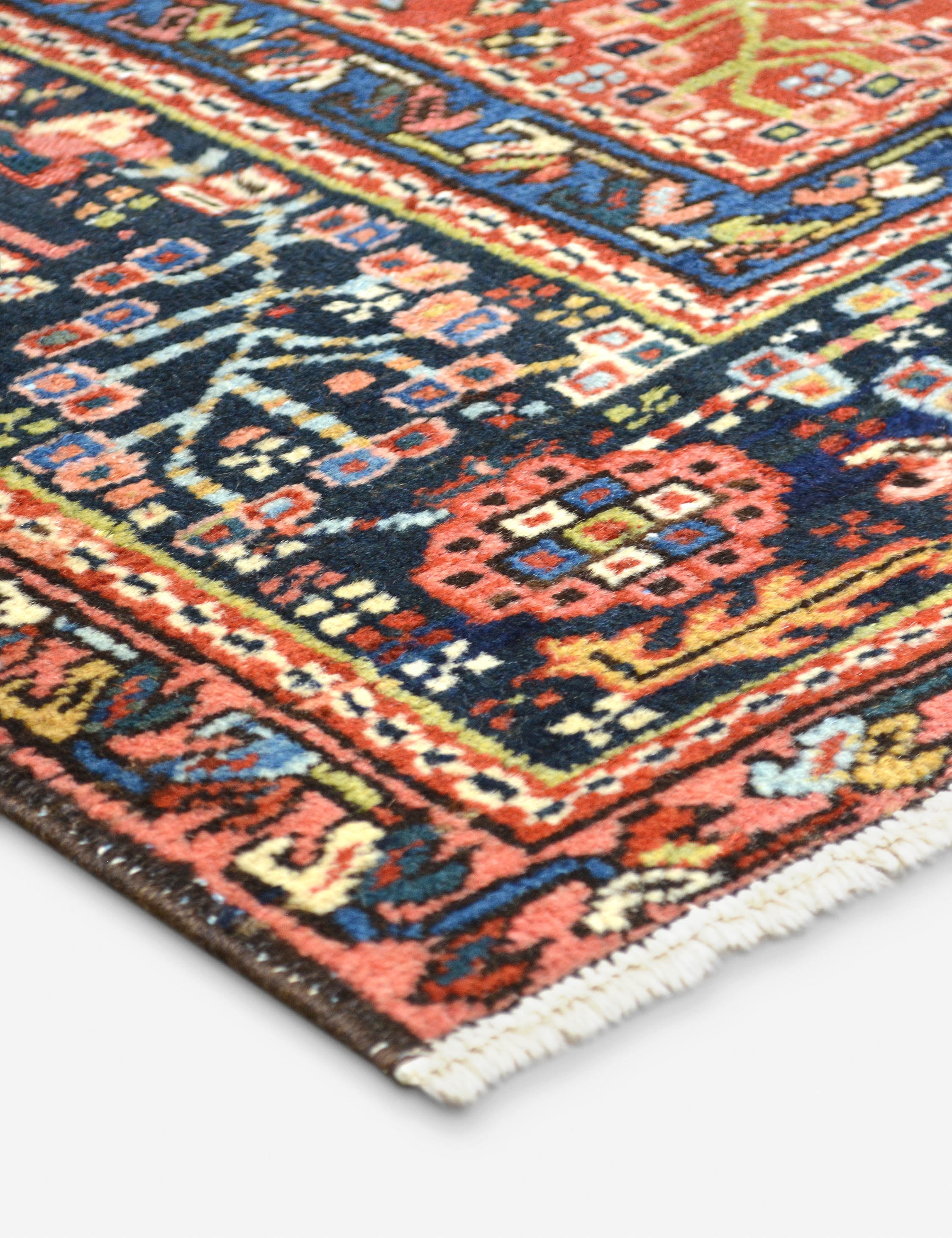 Lulu and Georgia - Vintage Turkish Hand - Knotted Wool Rug No. 412, 4'8" x 6'