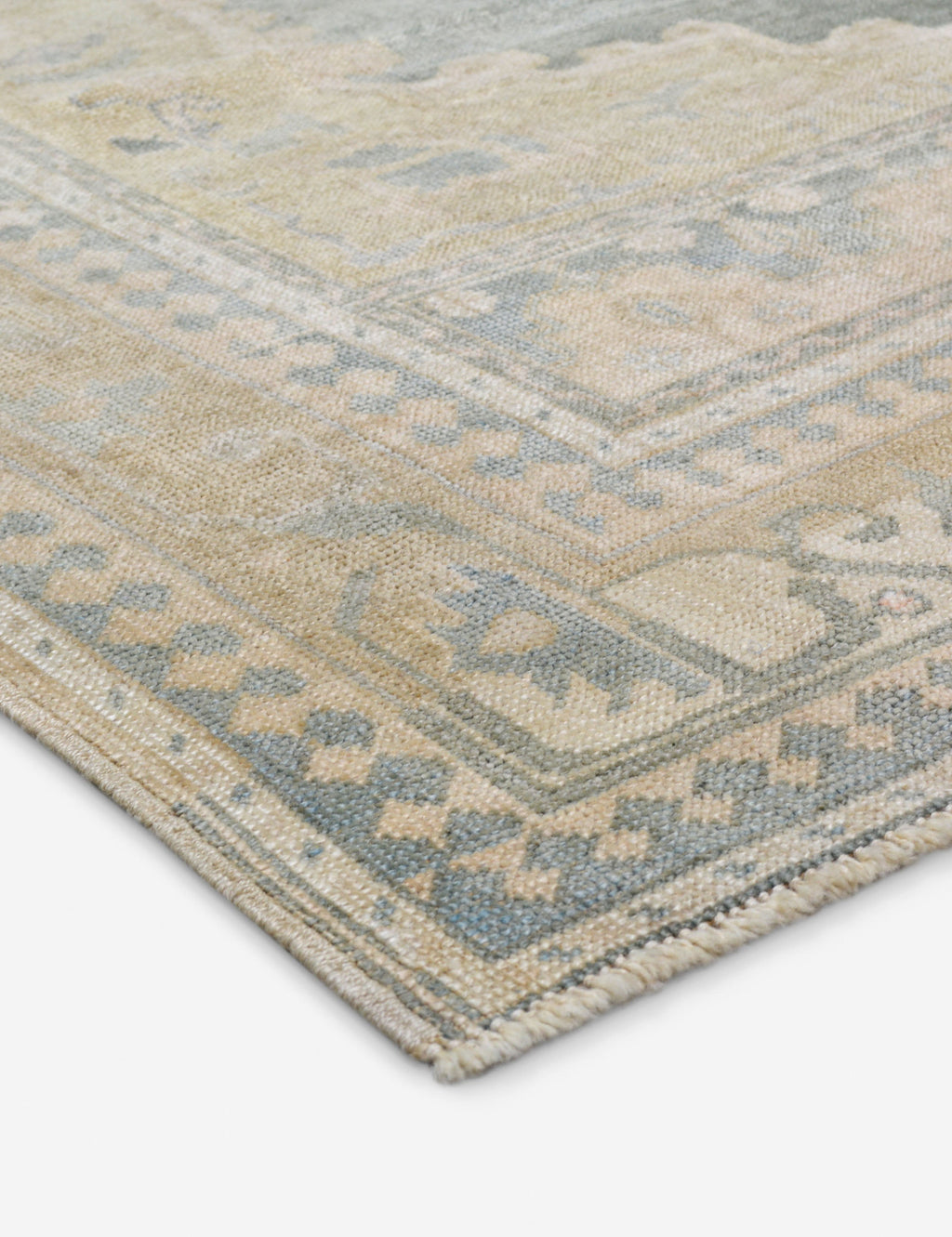 Lulu and Georgia - Vintage Turkish Hand - Knotted Wool Rug No. 417, 5'4" x 9'6"