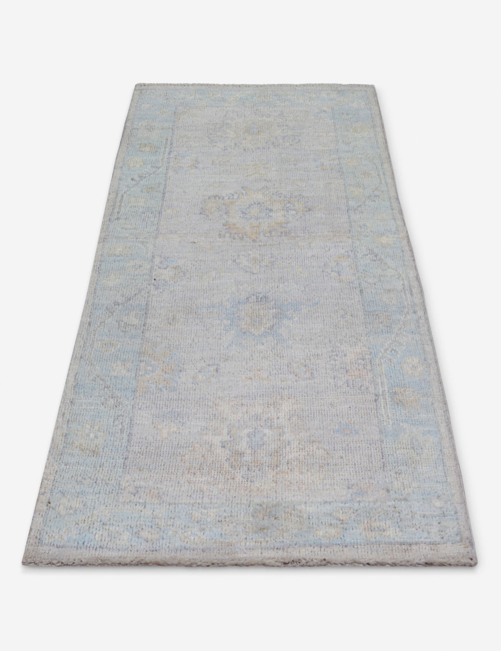 Lulu and Georgia - Vintage Turkish Hand - Knotted Wool Runner Rug No. 246, 3'1" x 7'9"