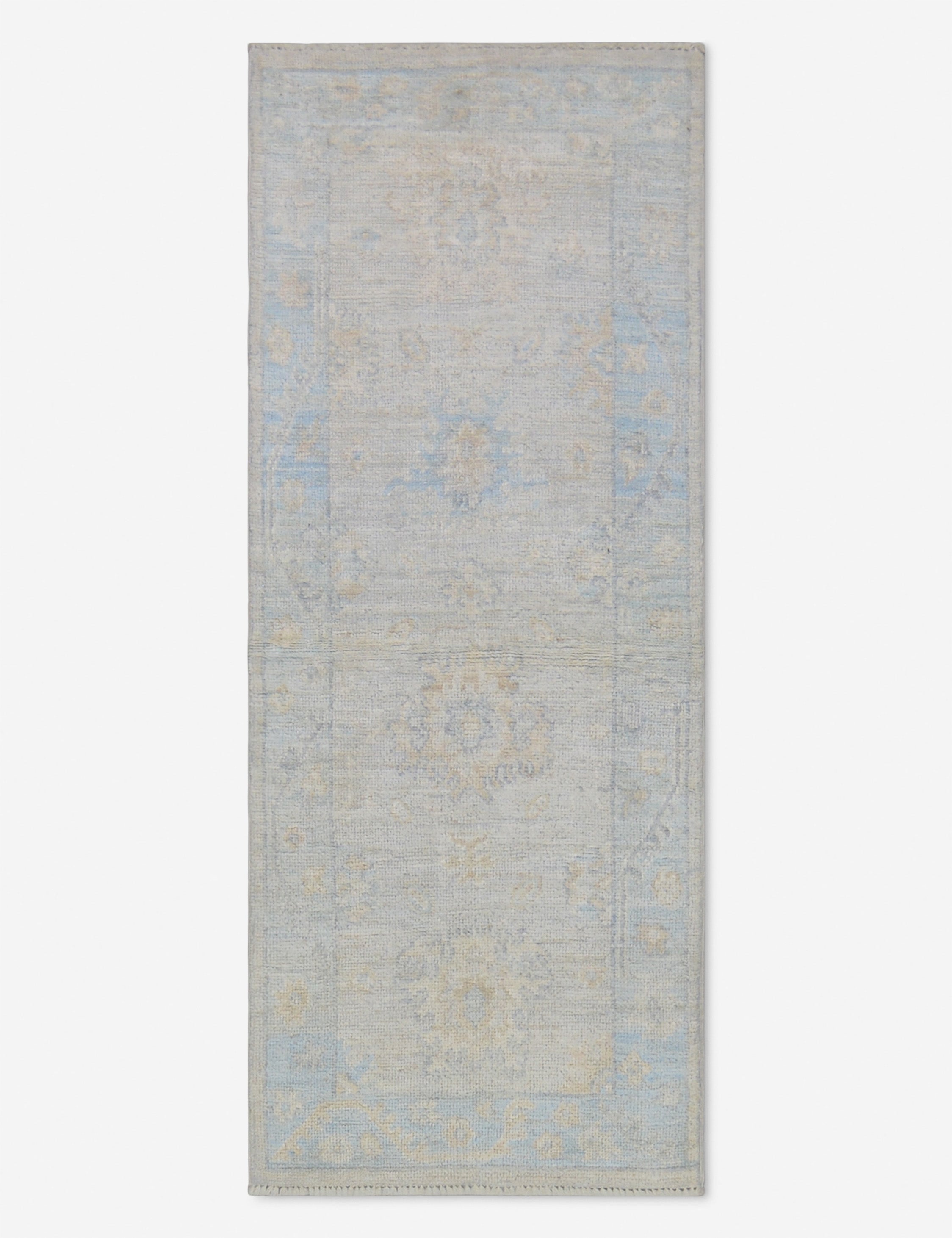 Lulu and Georgia - Vintage Turkish Hand - Knotted Wool Runner Rug No. 247, 2'5" x 6"