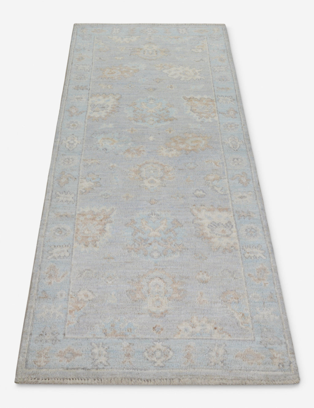 Lulu and Georgia - Vintage Turkish Hand - Knotted Wool Runner Rug No. 247, 2'5" x 6"