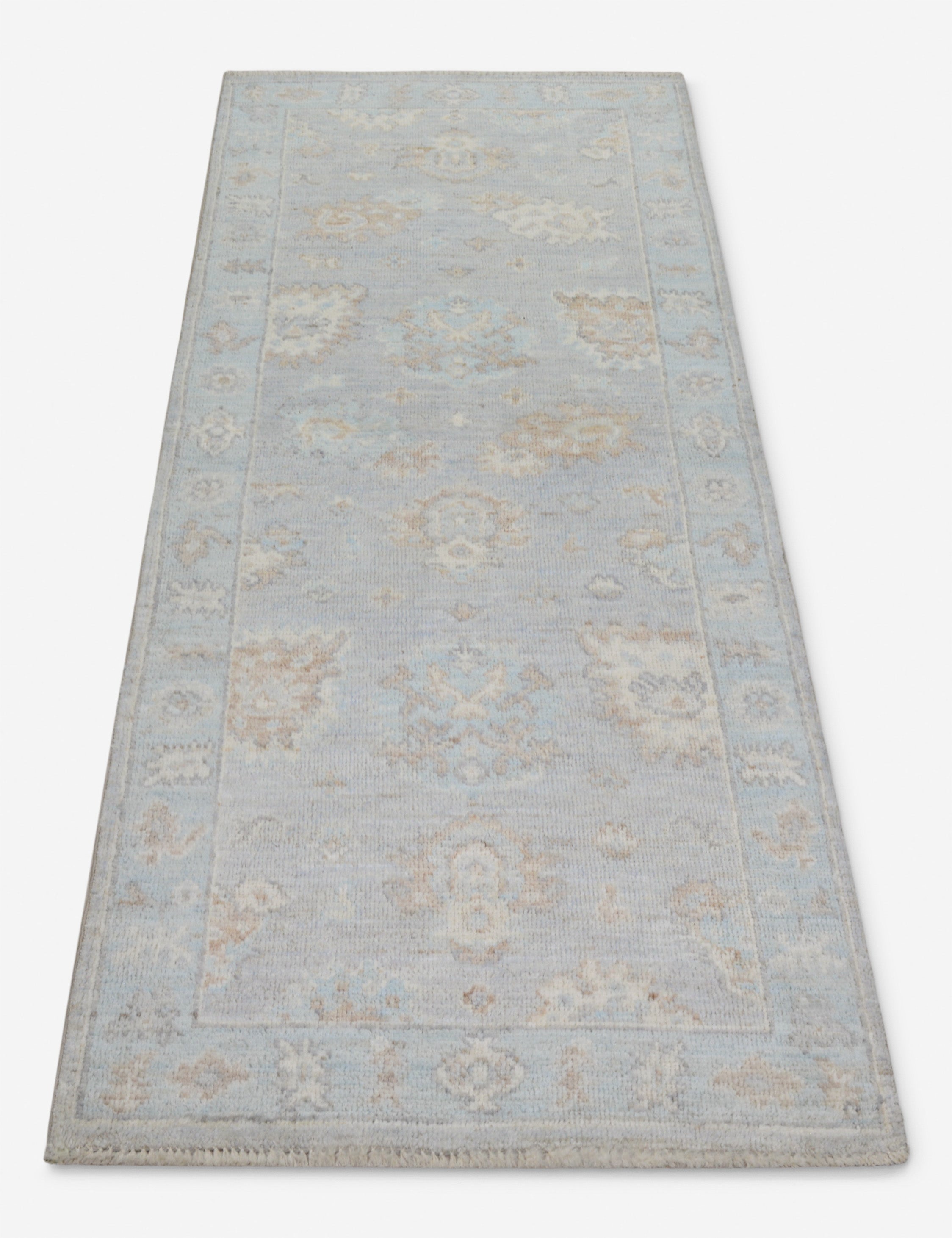 Lulu and Georgia - Vintage Turkish Hand - Knotted Wool Runner Rug No. 247, 2'5" x 6"