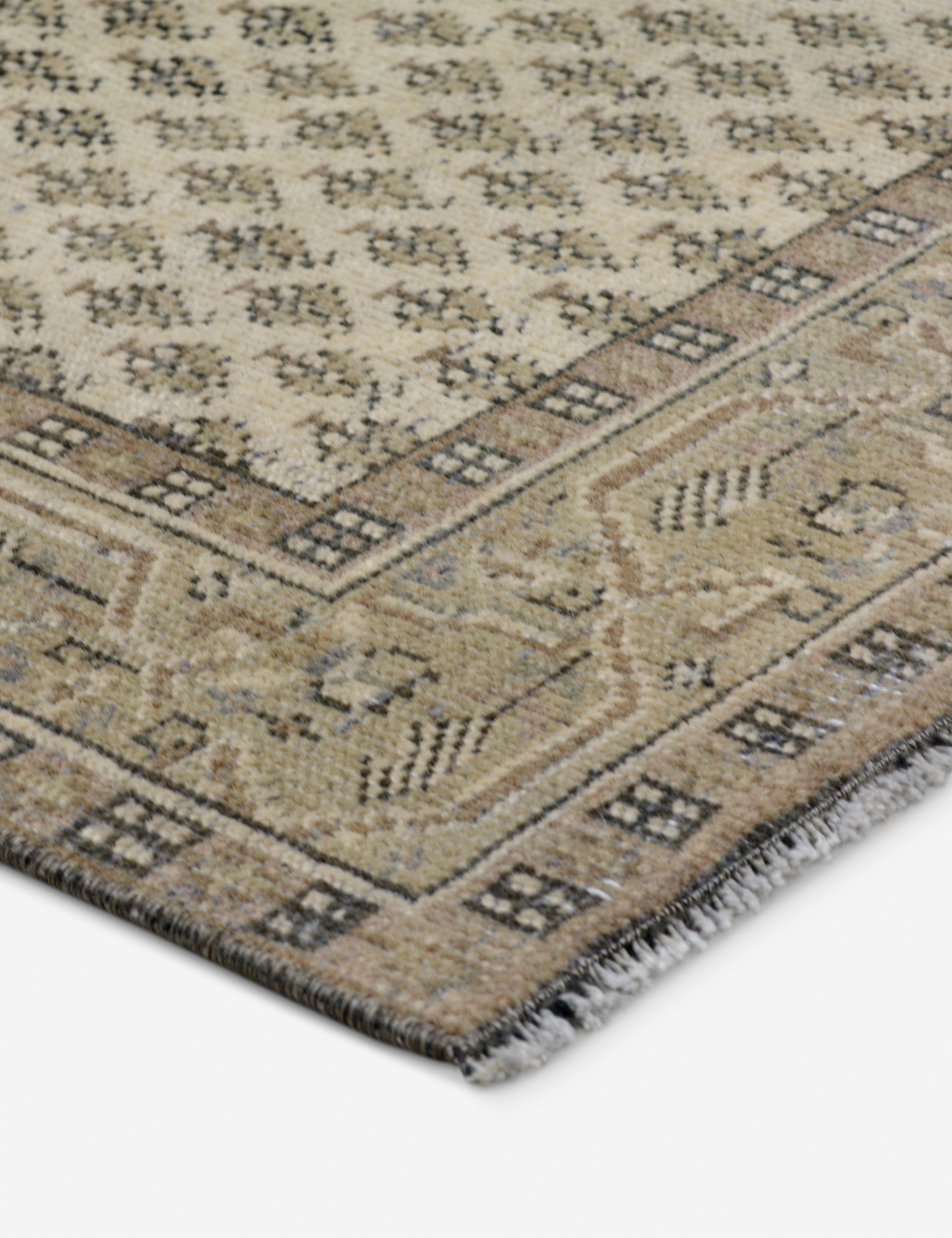 Lulu and Georgia - Vintage Turkish Hand - Knotted Wool Runner Rug No. 253, 2'5" x 11'2"