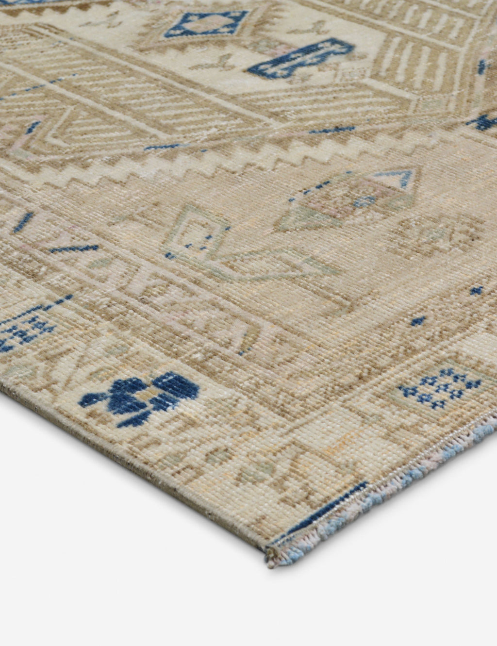 Lulu and Georgia - Vintage Turkish Hand - Knotted Wool Runner Rug No. 254, 3'3" x 10'3"