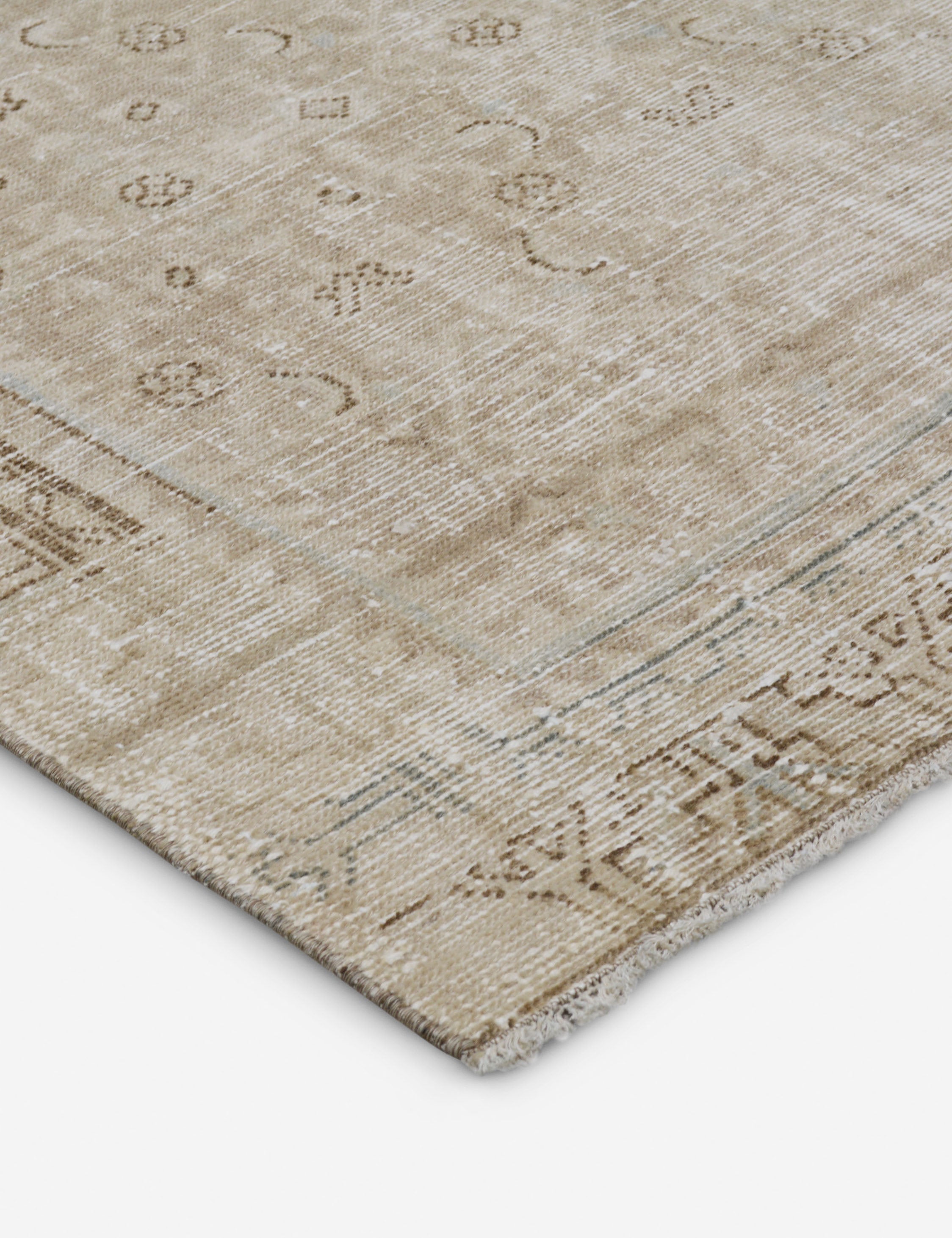 Lulu and Georgia - Vintage Turkish Hand - Knotted Wool Runner Rug No. 258, 3'4" x 9'5"