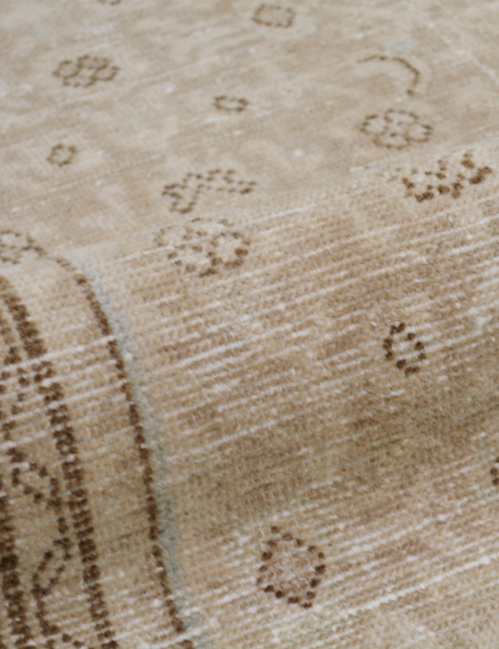Lulu and Georgia - Vintage Turkish Hand - Knotted Wool Runner Rug No. 258, 3'4" x 9'5"
