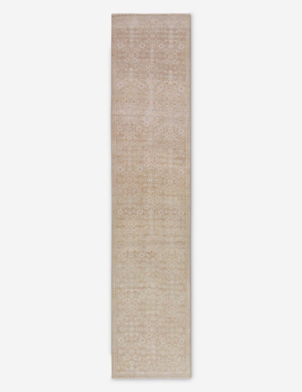 Lulu and Georgia - Vintage Turkish Hand - Knotted Wool Runner Rug No. 259, 2'8" x 12'5"