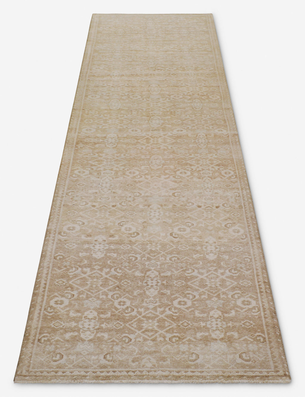 Lulu and Georgia - Vintage Turkish Hand - Knotted Wool Runner Rug No. 259, 2'8" x 12'5"