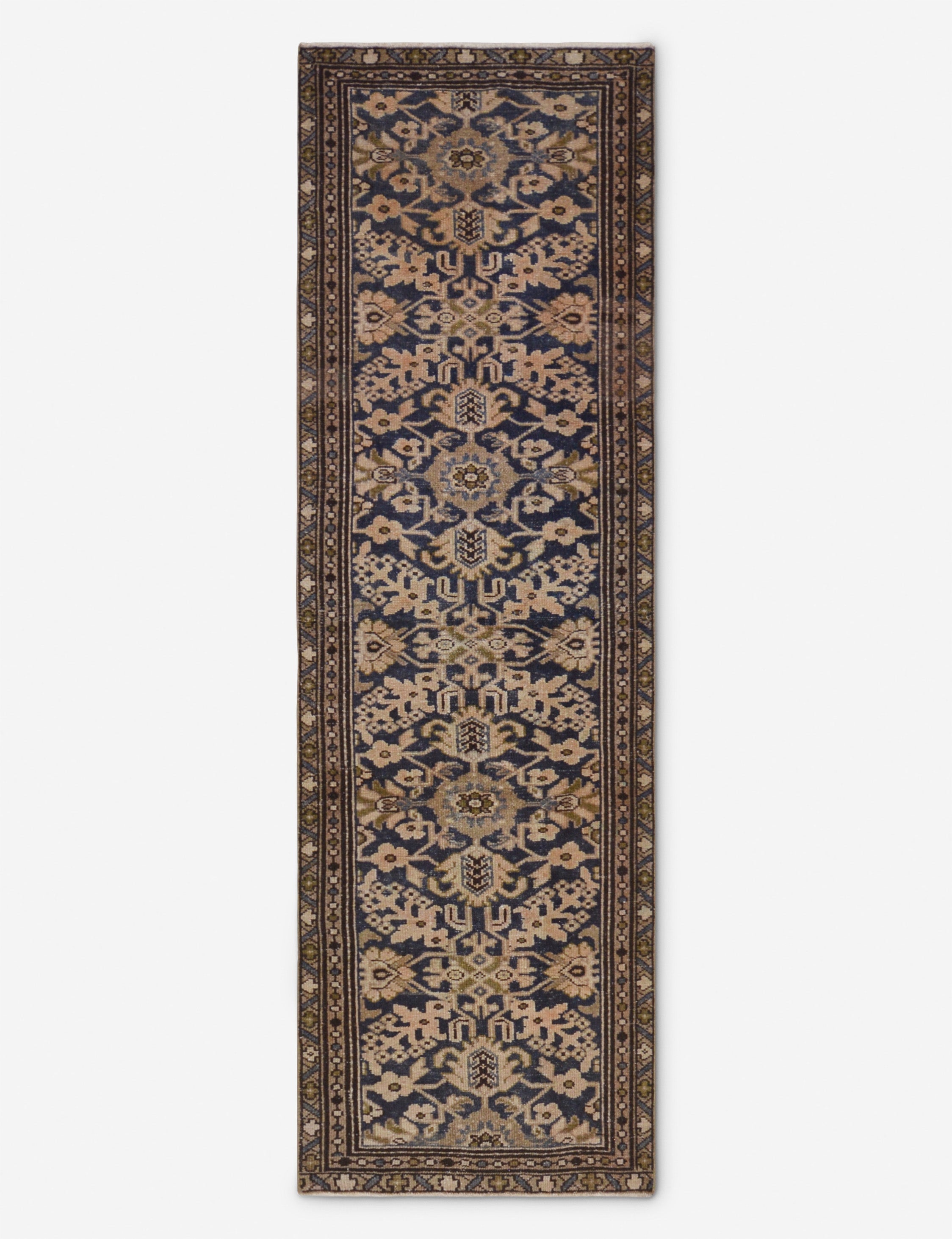 Lulu and Georgia - Vintage Turkish Hand - Knotted Wool Runner Rug No. 260, 2'10" x 9'3"