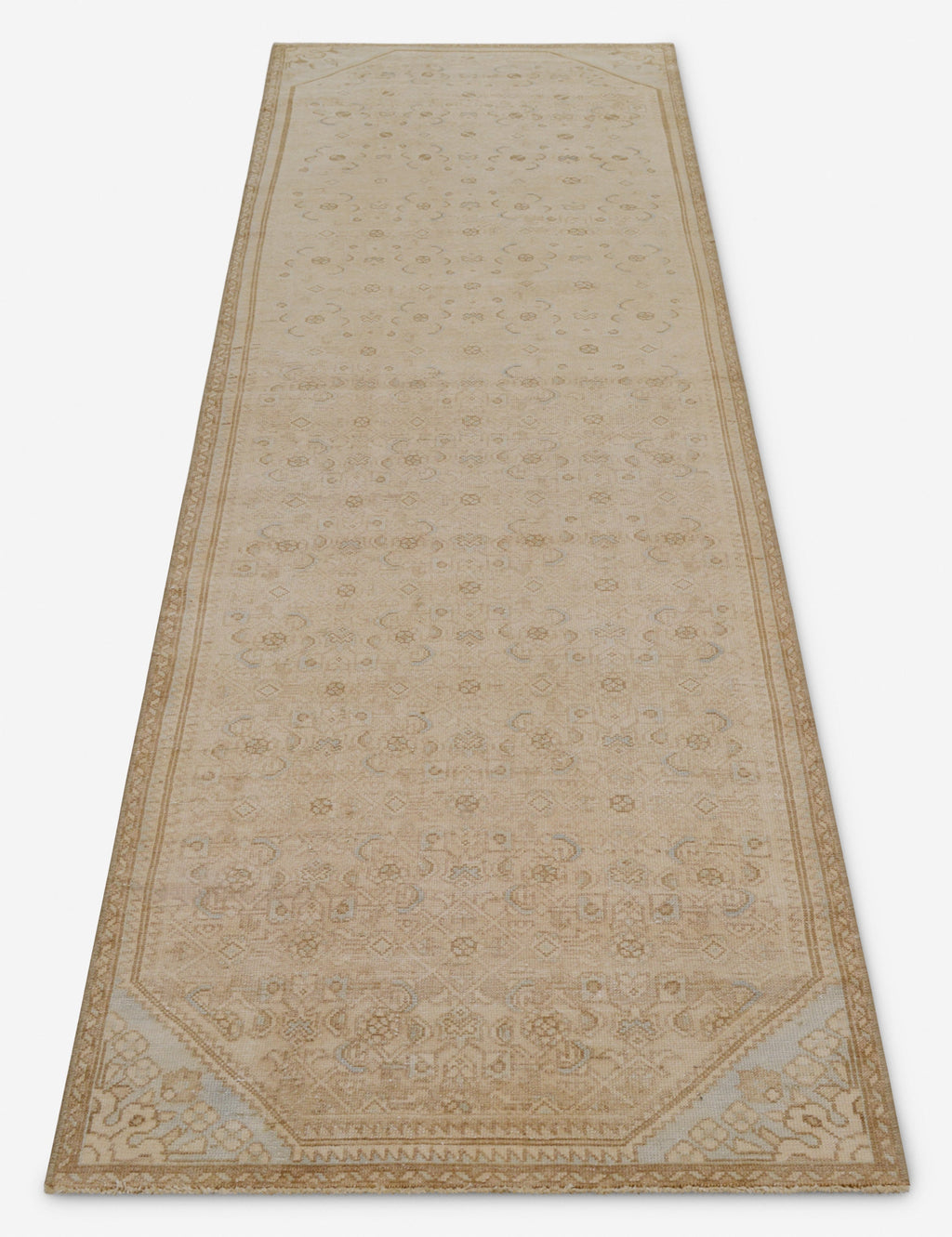 Lulu and Georgia - Vintage Turkish Hand - Knotted Wool Runner Rug No. 261, 2'7" x 9'4"