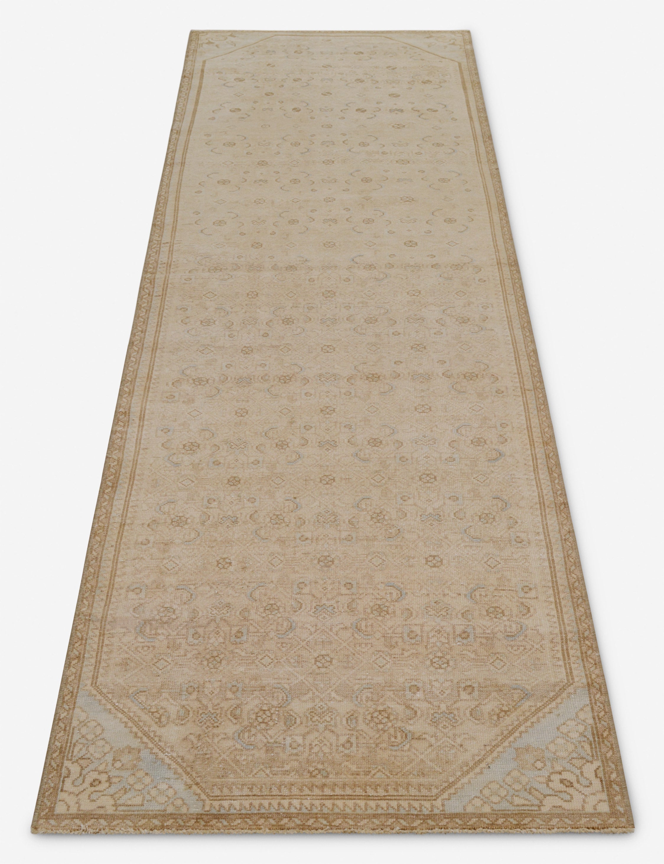 Lulu and Georgia - Vintage Turkish Hand - Knotted Wool Runner Rug No. 261, 2'7" x 9'4"
