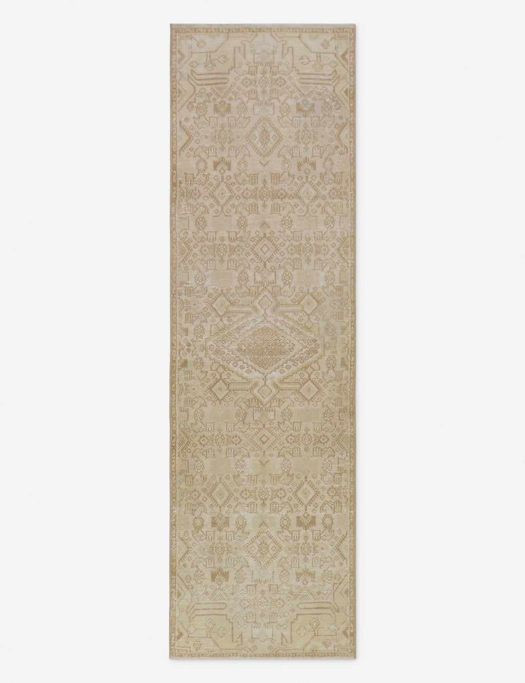 Lulu and Georgia - Vintage Turkish Hand - Knotted Wool Runner Rug No. 262, 2'8" x 8'10"