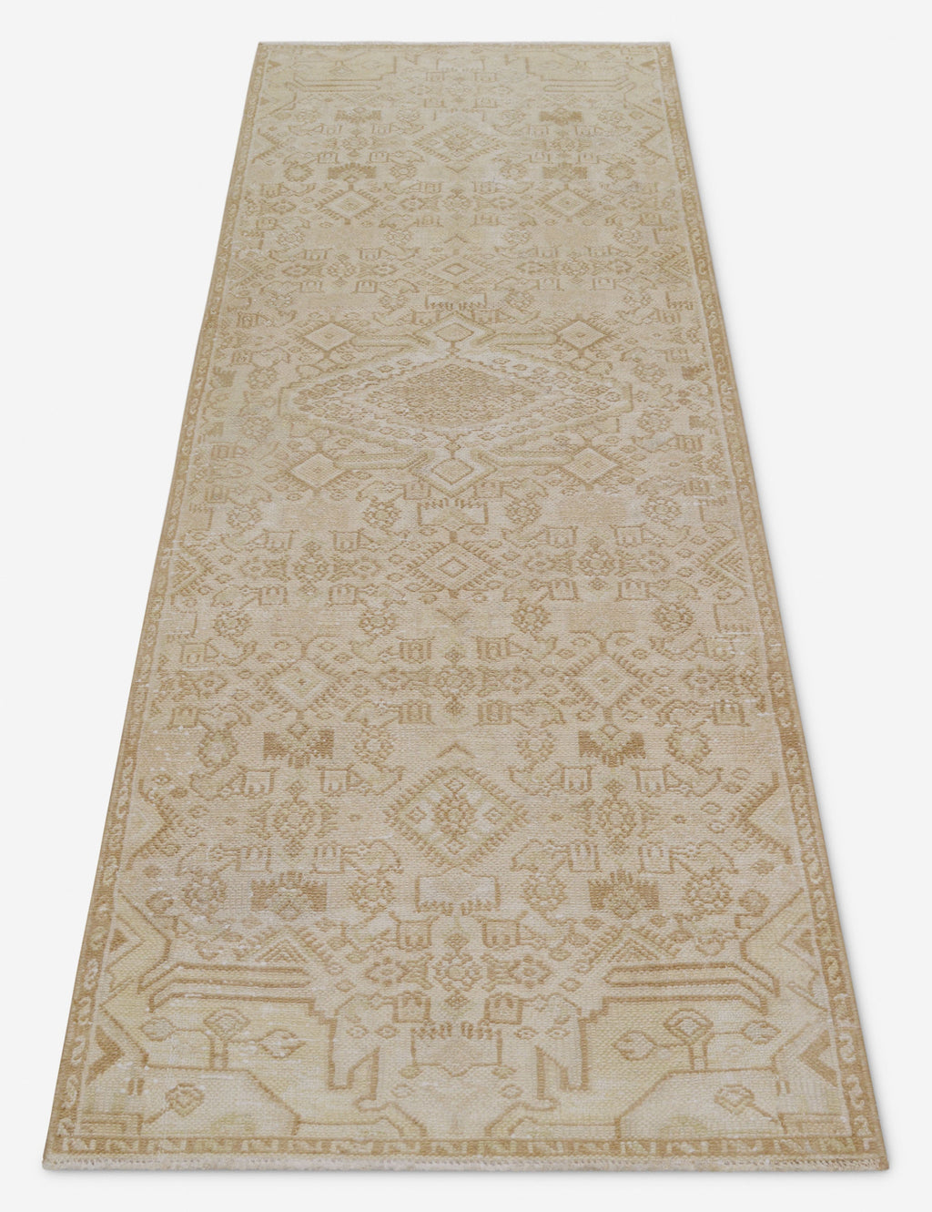 Lulu and Georgia - Vintage Turkish Hand - Knotted Wool Runner Rug No. 262, 2'8" x 8'10"